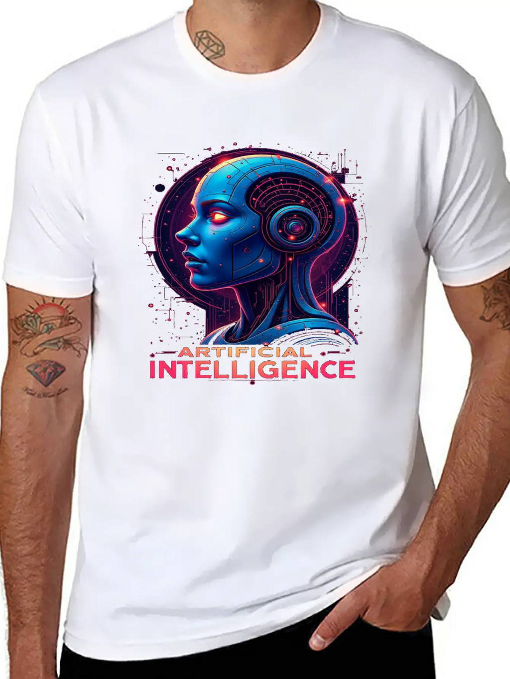 AI Artificial Intelligence Classic Cotton Tee – Unisex Comfort For Any Season