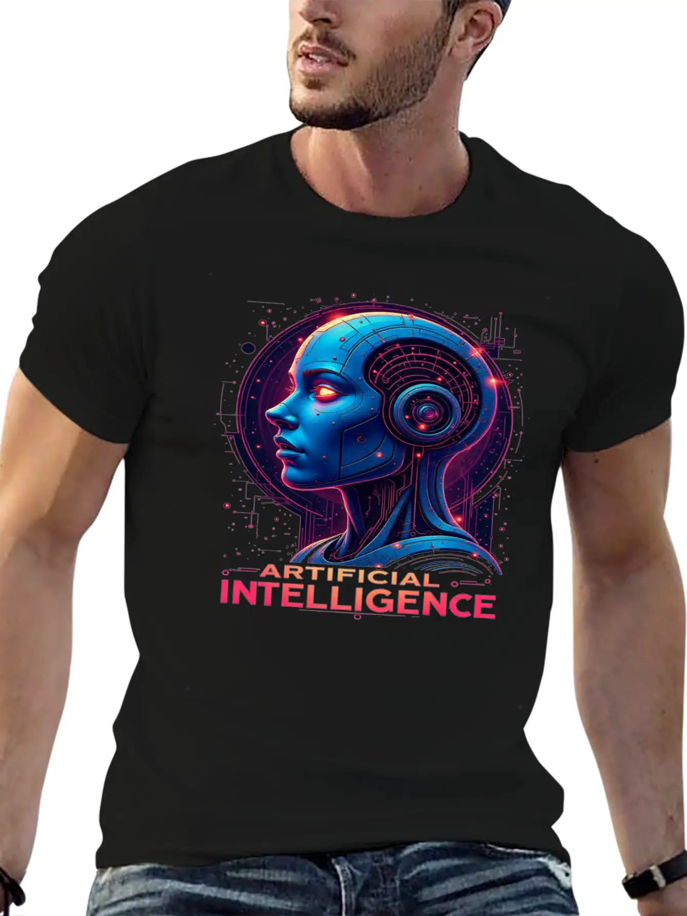 AI Artificial Intelligence Classic Cotton Tee – Unisex Comfort For Any Season