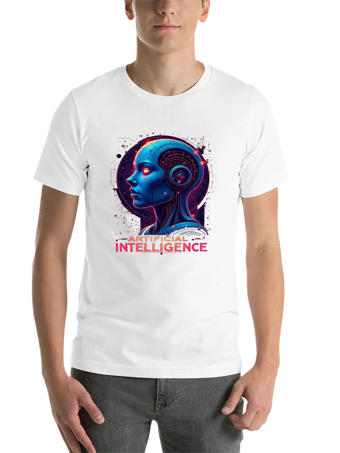 AI Artificial Intelligence Classic Cotton Tee – Unisex Comfort For Any Season