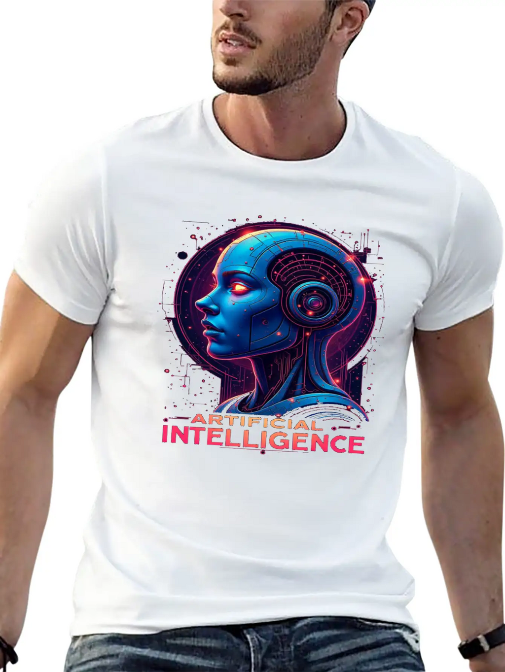 AI Artificial Intelligence Classic Cotton Tee – Unisex Comfort For Any Season