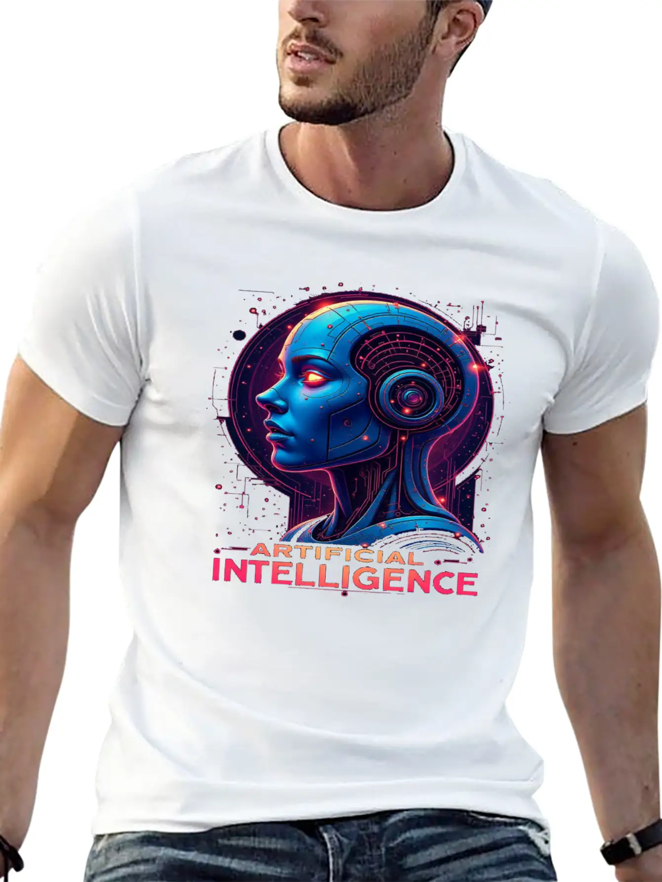 AI Artificial Intelligence Classic Cotton Tee – Unisex Comfort For Any Season