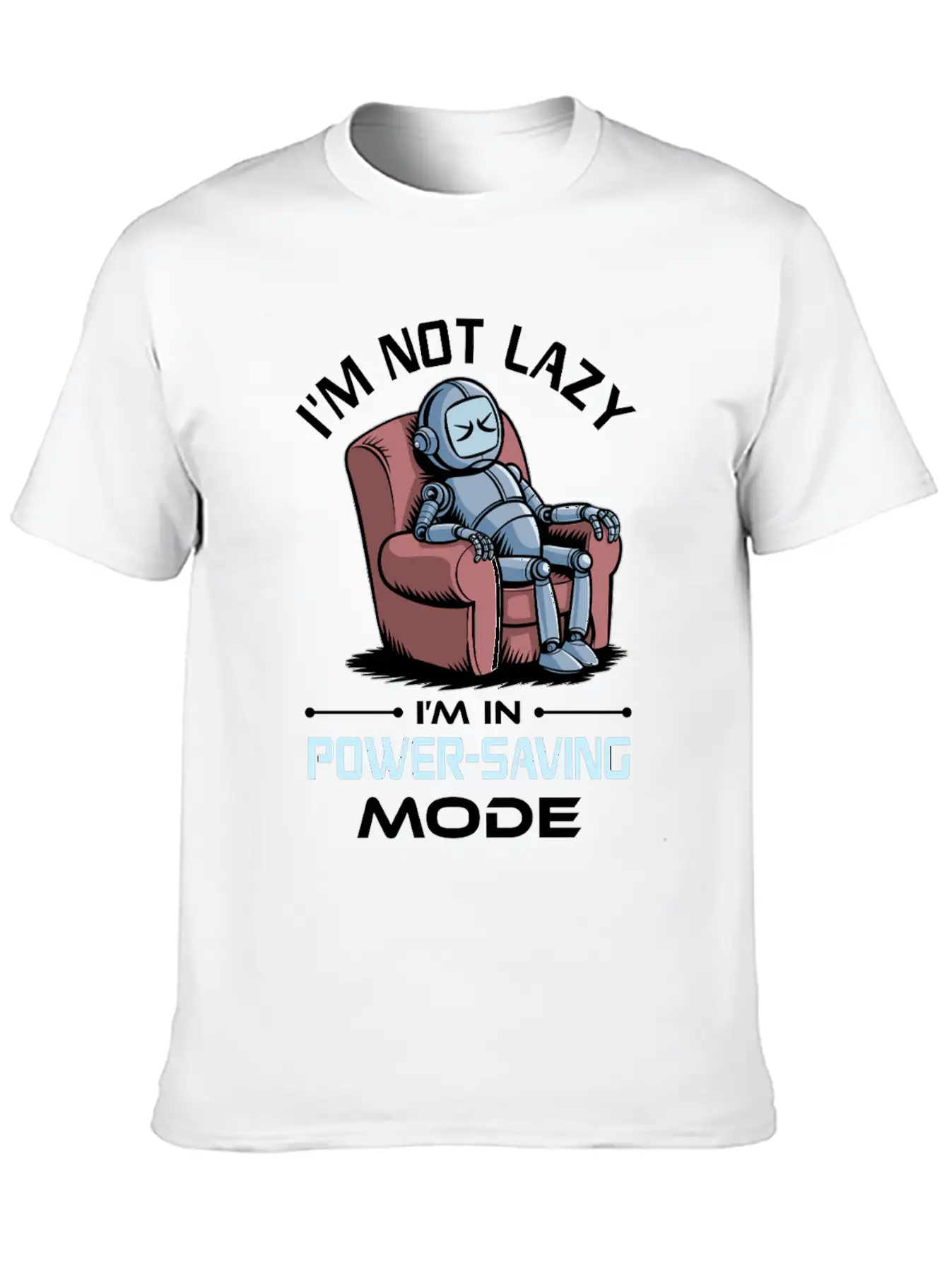 AI Robotics Geek Tech Humor Robot Comfortable Minimalist Graphic Tee – Summer Style Essential