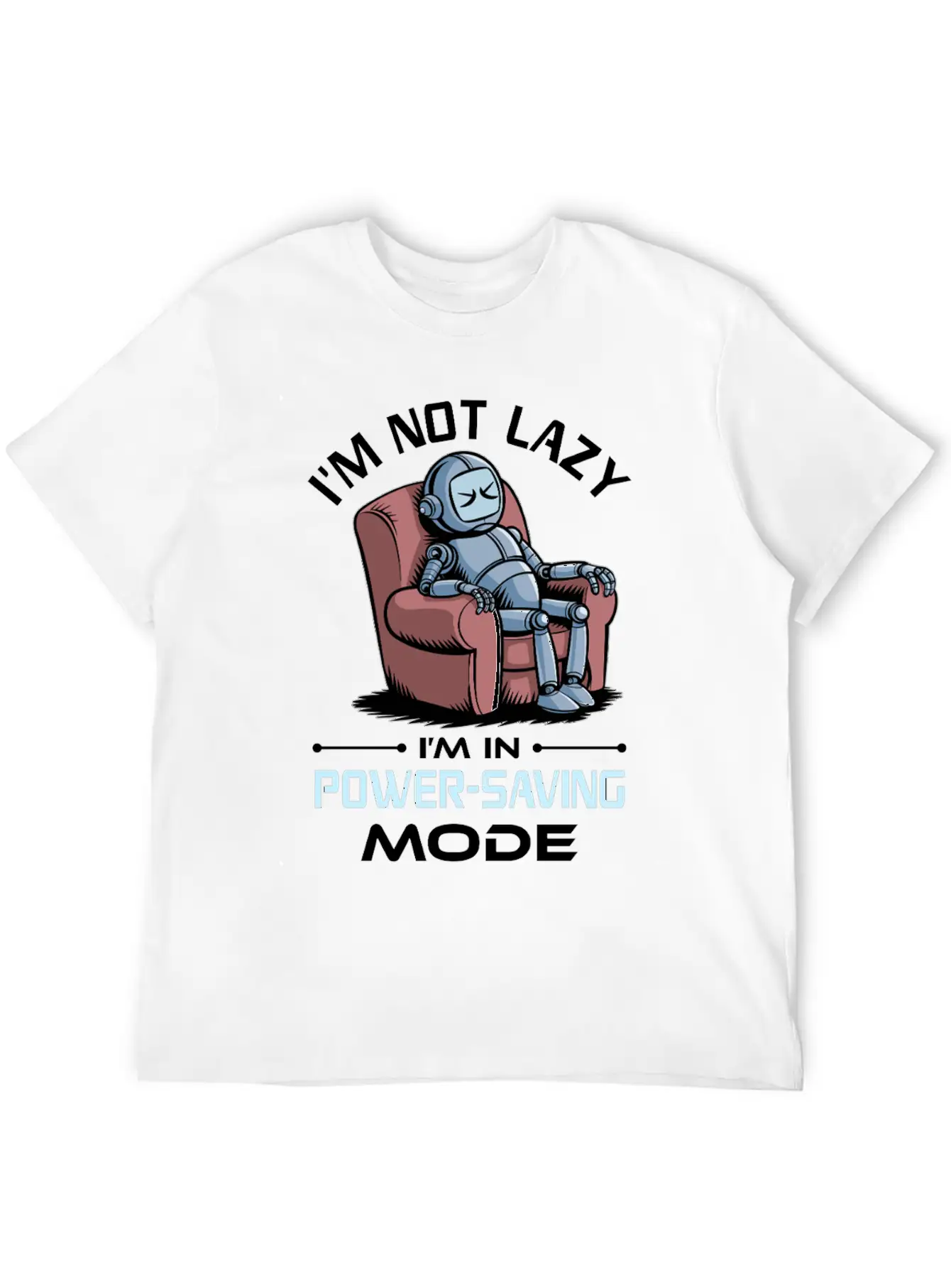 AI Robotics Geek Tech Humor Robot Comfortable Minimalist Graphic Tee – Summer Style Essential