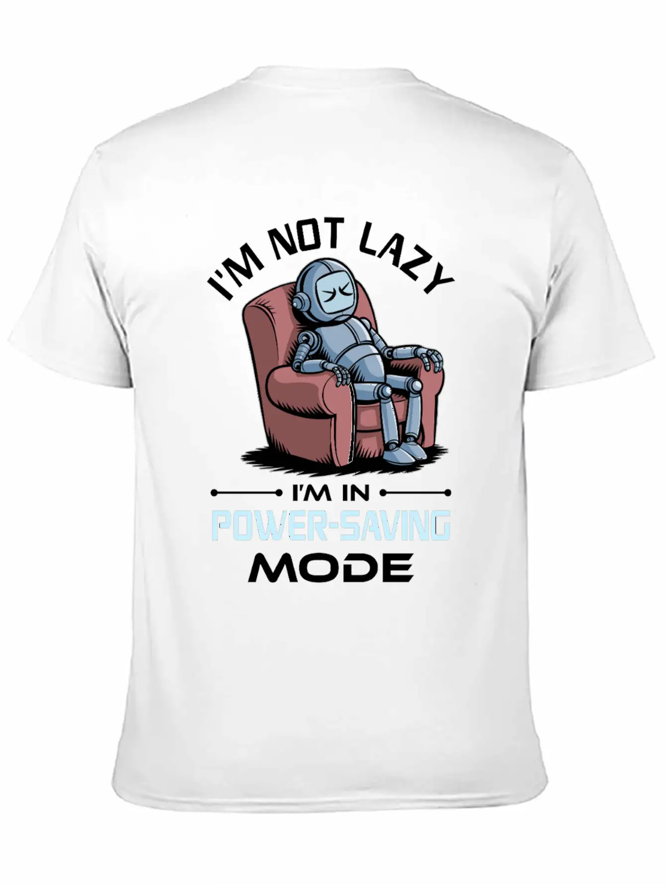 AI Robotics Geek Tech Humor Robot Comfortable Minimalist Graphic Tee – Summer Style Essential