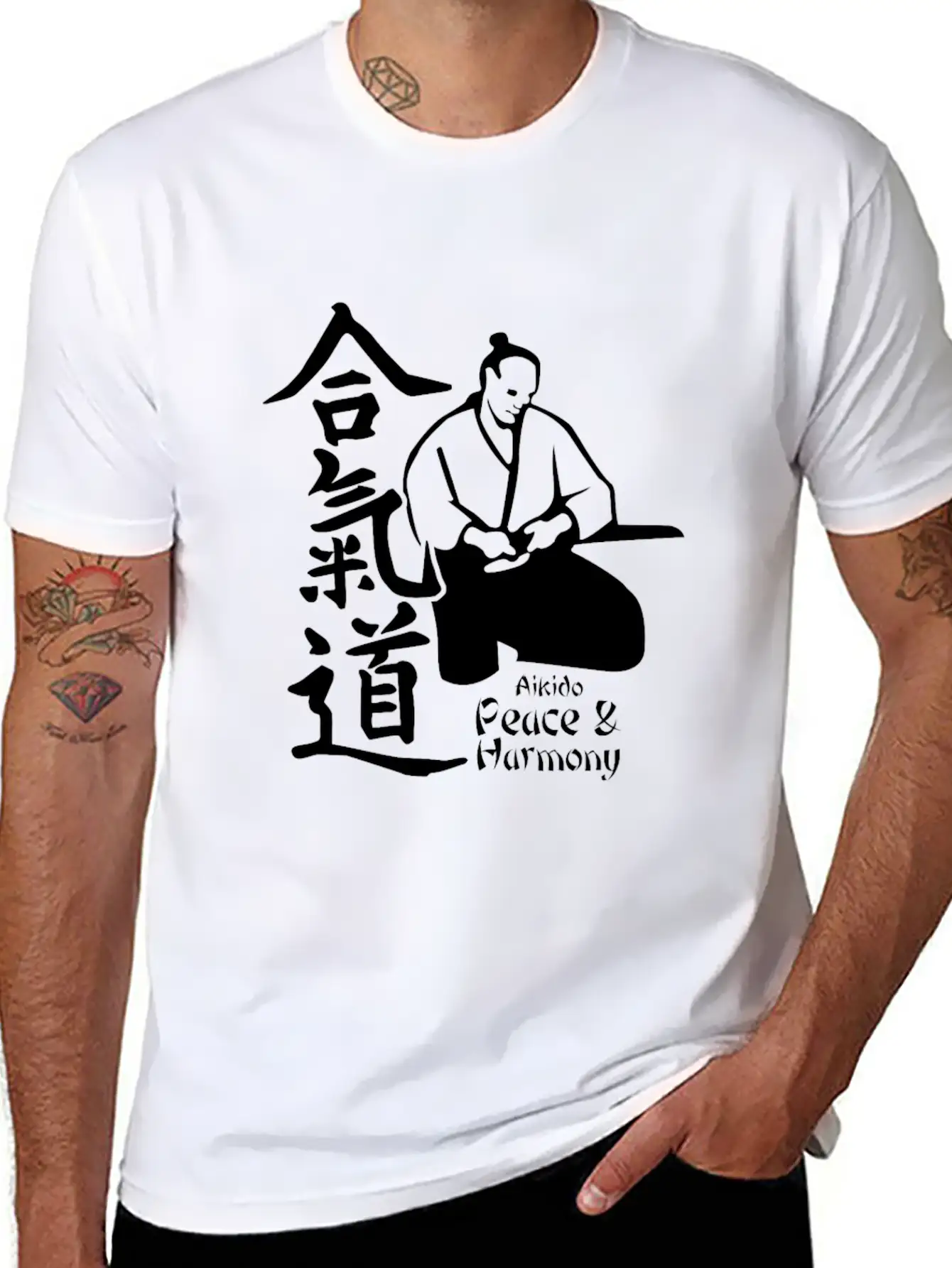 Aikido Peace Harmony Unisex Casual T-Shirt – Clean Design For Daily Comfort