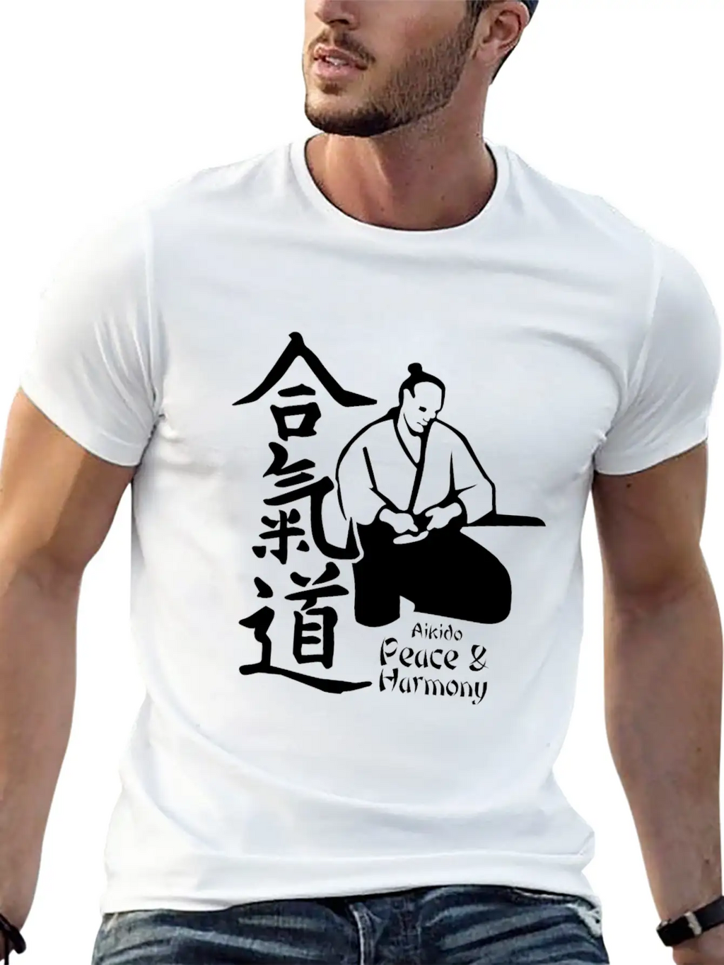 Aikido Peace Harmony Unisex Casual T-Shirt – Clean Design For Daily Comfort