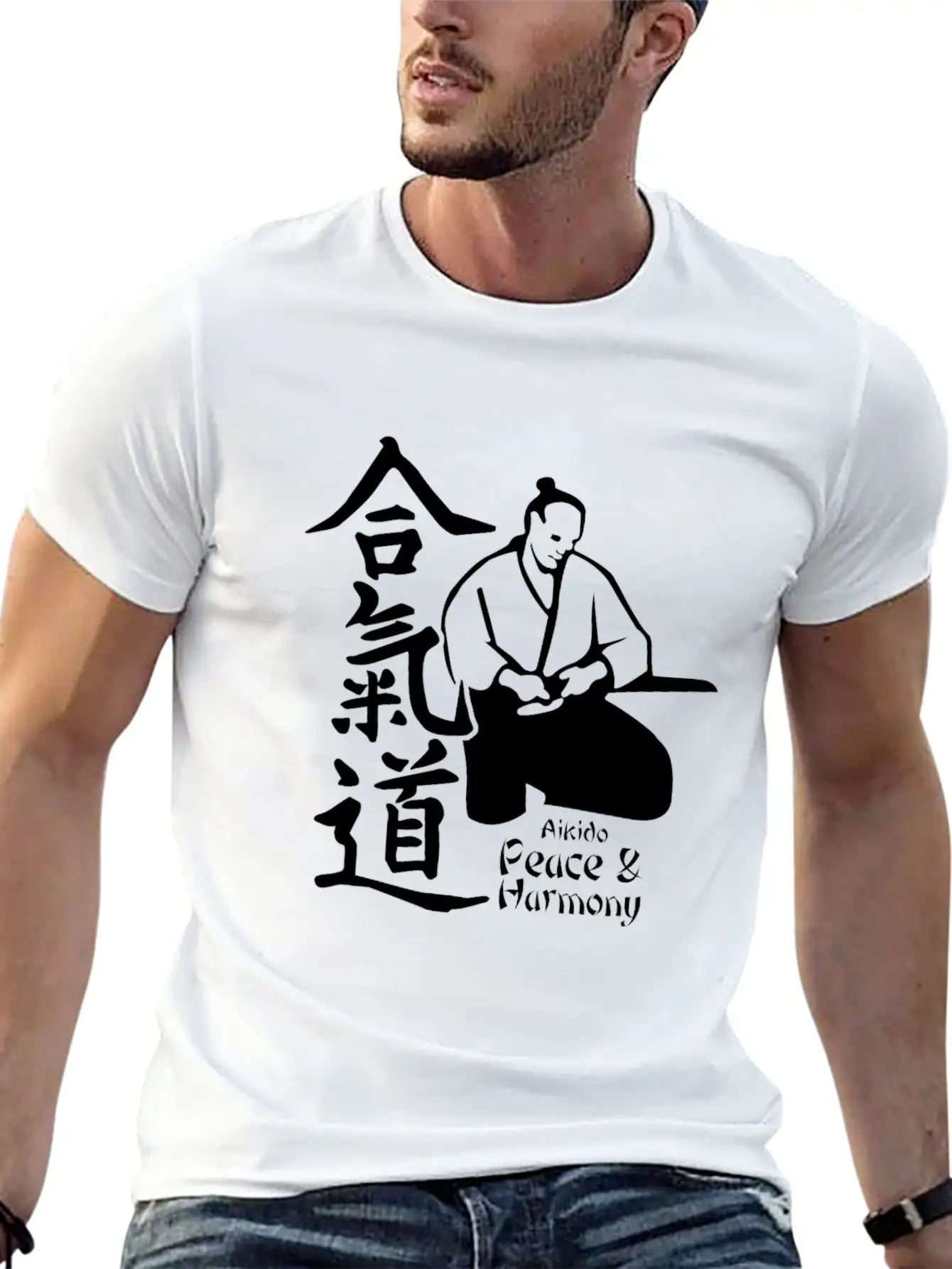 Aikido Peace Harmony Unisex Casual T-Shirt – Clean Design For Daily Comfort