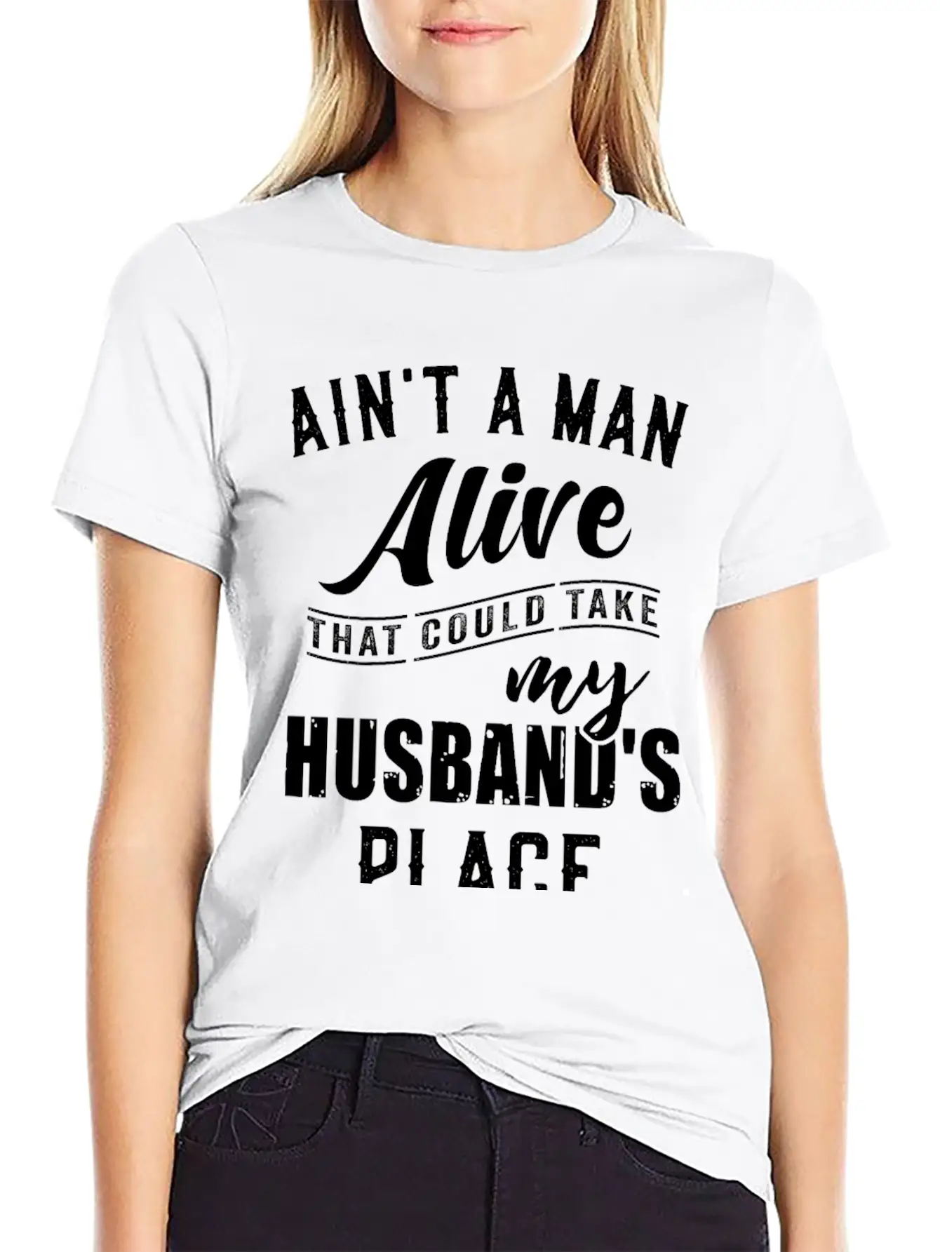 Ain T A Man Alive Family Gift Comfortable Minimalist Graphic Tee – Summer Style Essential