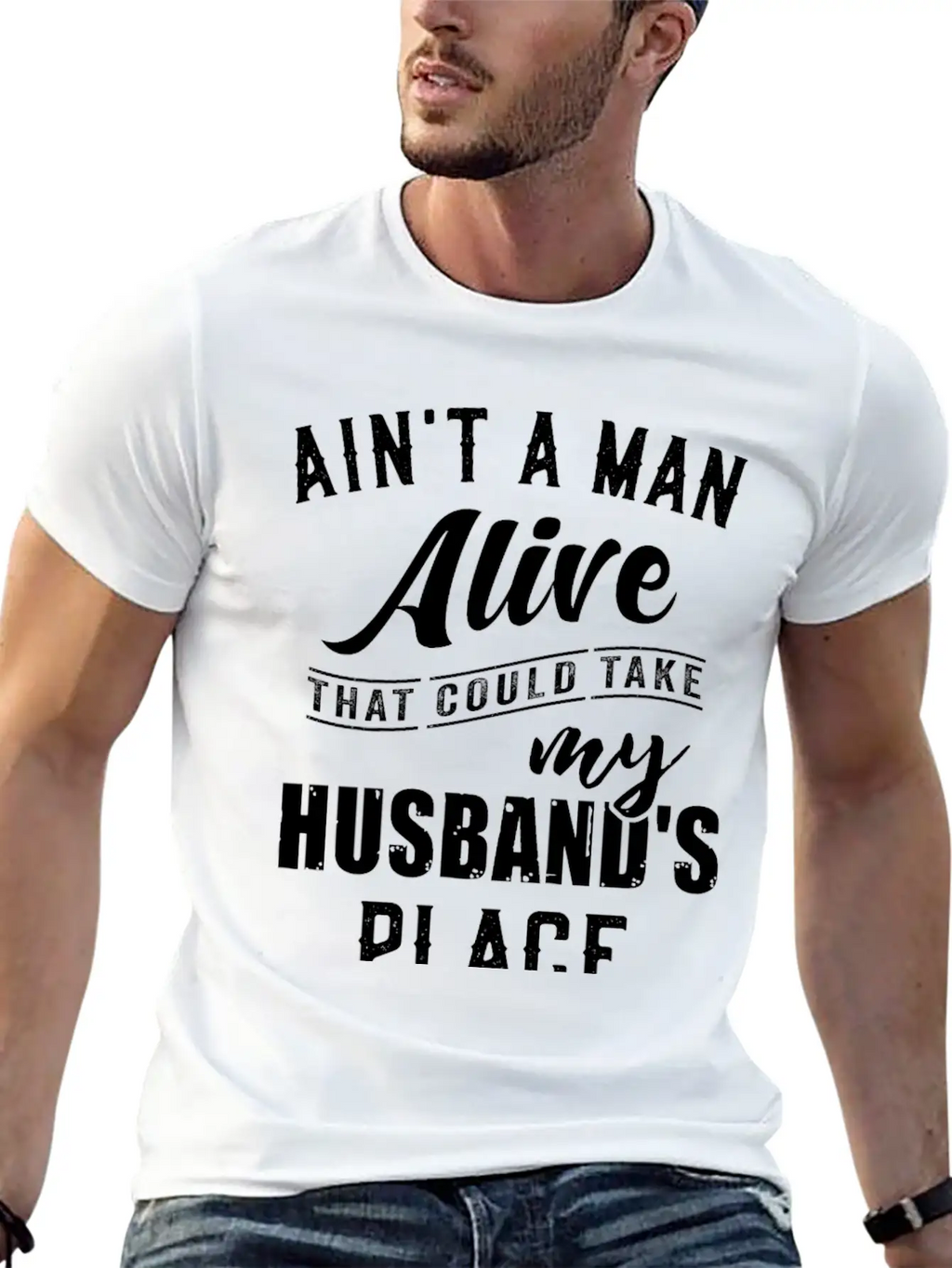 Ain T A Man Alive Family Gift Comfortable Minimalist Graphic Tee – Summer Style Essential