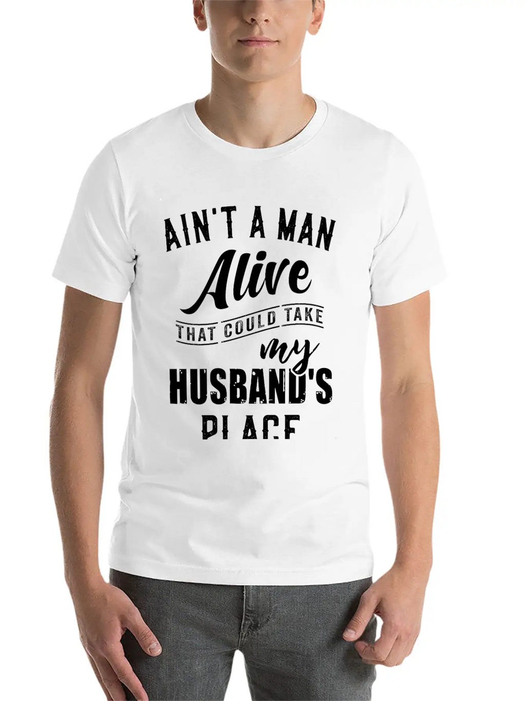 Ain T A Man Alive Family Gift Comfortable Minimalist Graphic Tee – Summer Style Essential