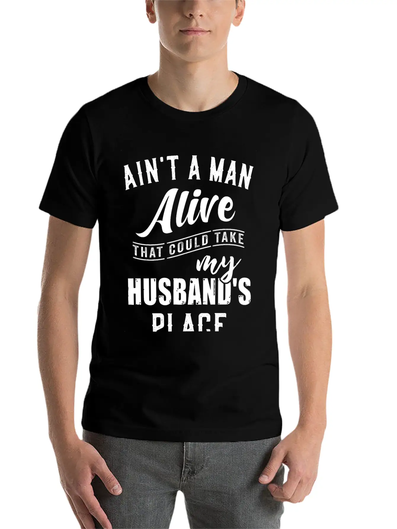 Ain T A Man Alive Family Gift Comfortable Minimalist Graphic Tee – Summer Style Essential