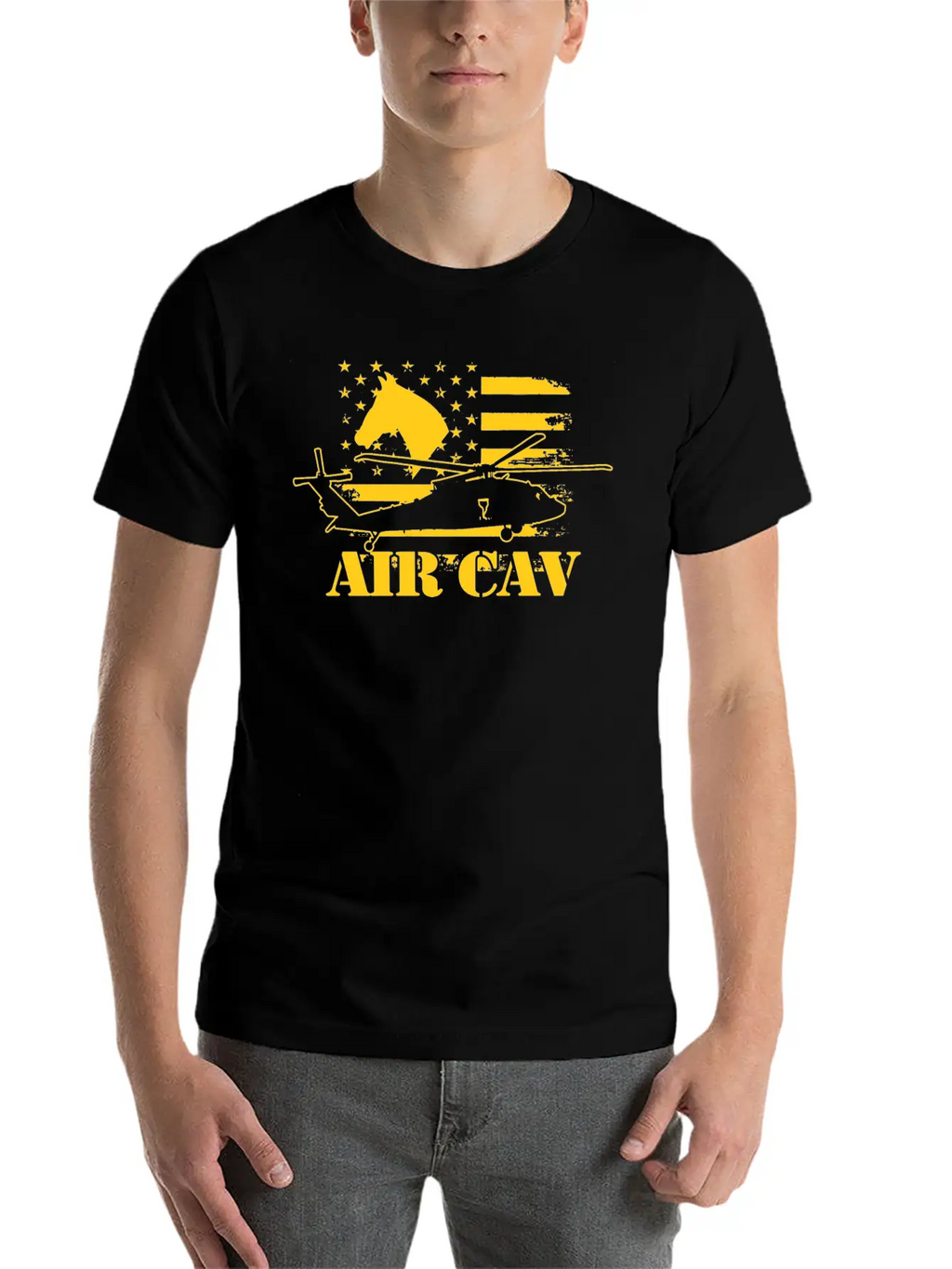 AIR CAV / Black Hawk Classic Crew Neck Graphic Tee – Everyday Minimal Look