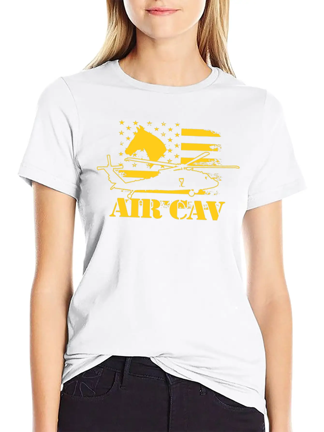 AIR CAV / Black Hawk Classic Crew Neck Graphic Tee – Everyday Minimal Look