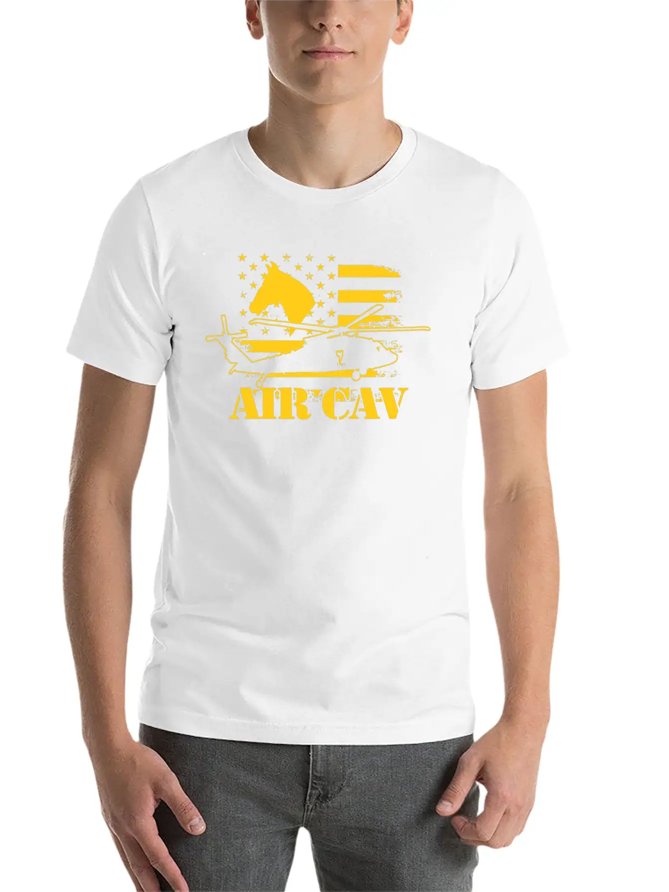 AIR CAV / Black Hawk Classic Crew Neck Graphic Tee – Everyday Minimal Look