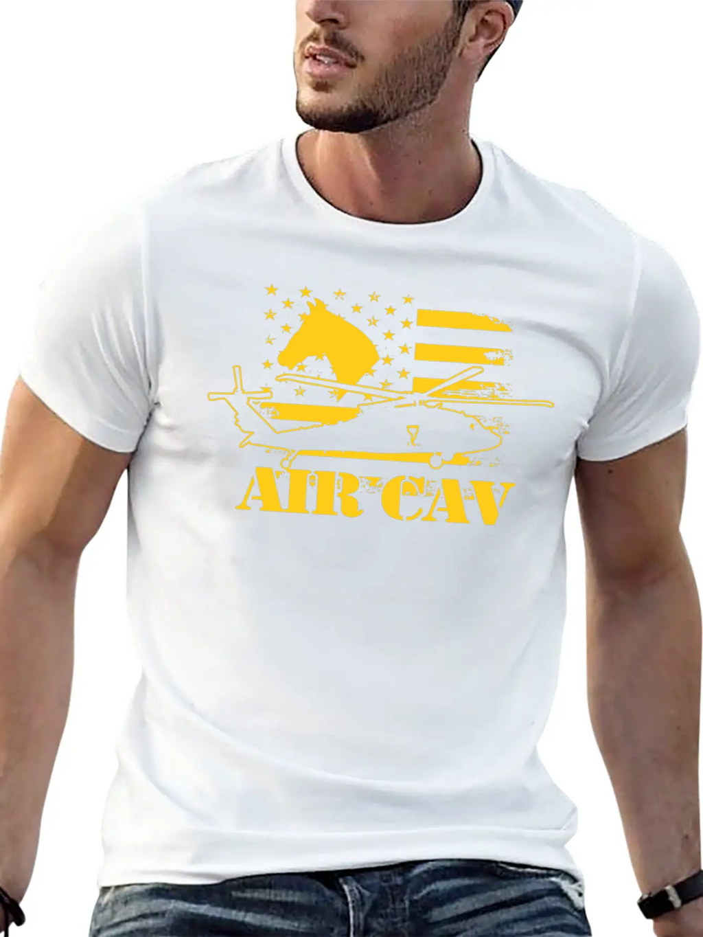 AIR CAV / Black Hawk Classic Crew Neck Graphic Tee – Everyday Minimal Look