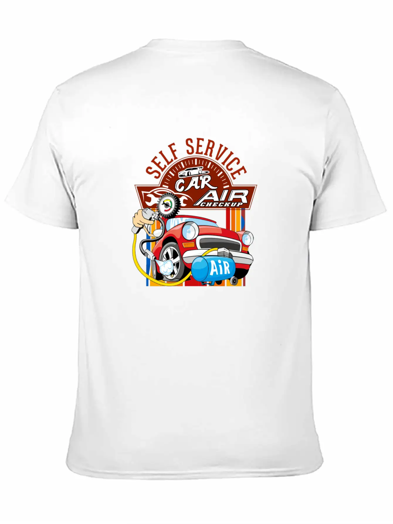 Air Check T-shirt Simple Everyday Graphic Tee – Lightweight Summer Wear