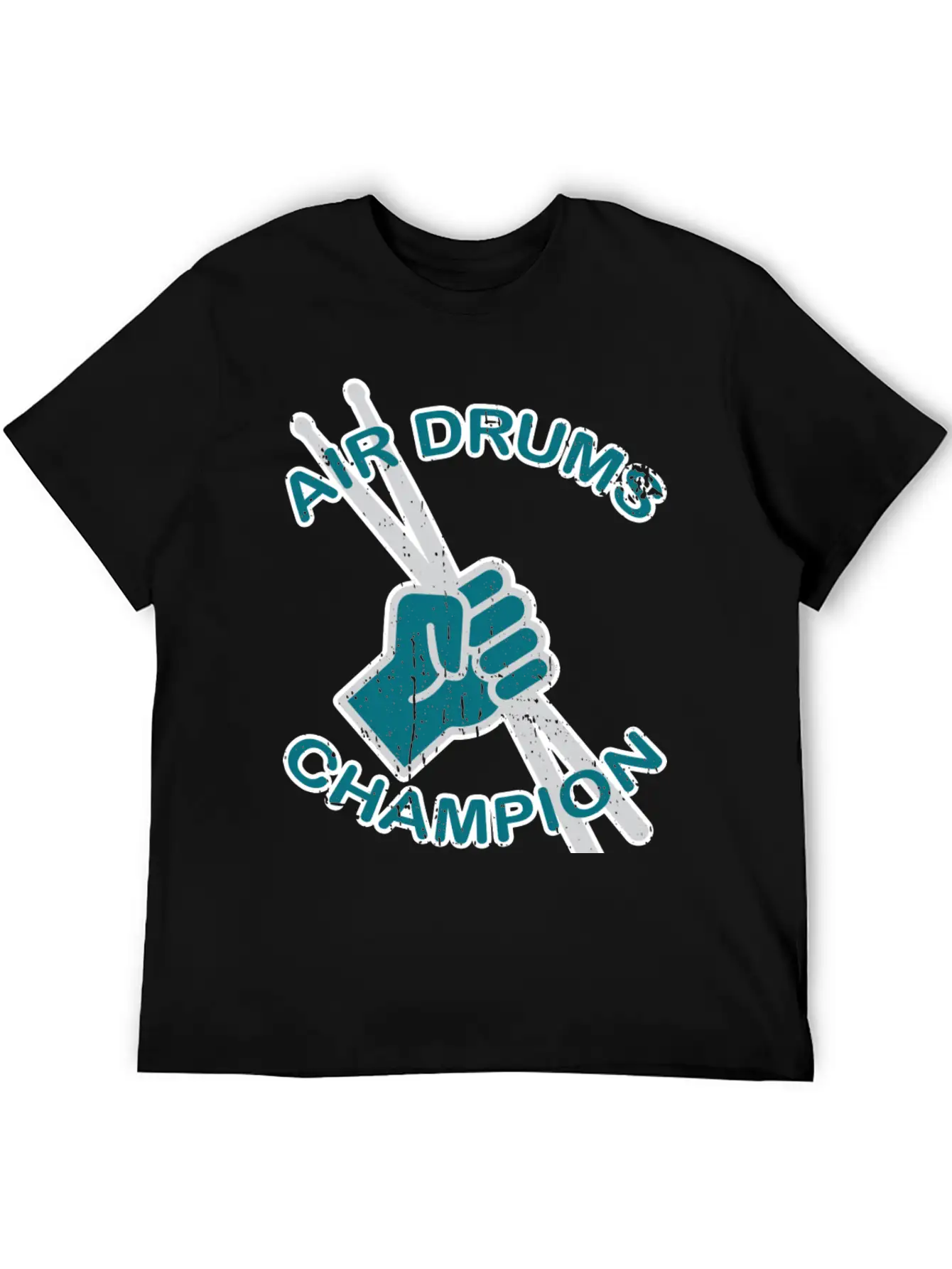 Air Drums Champion Gift Classic Fit Graphic Tee For Daily Comfort – Unisex Cotton Shirt