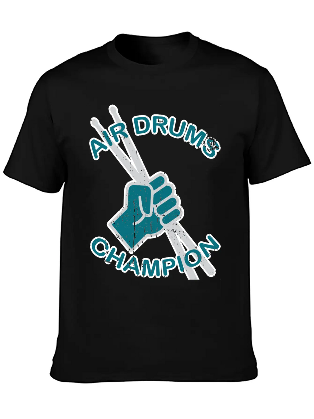 Air Drums Champion Gift Classic Fit Graphic Tee For Daily Comfort – Unisex Cotton Shirt