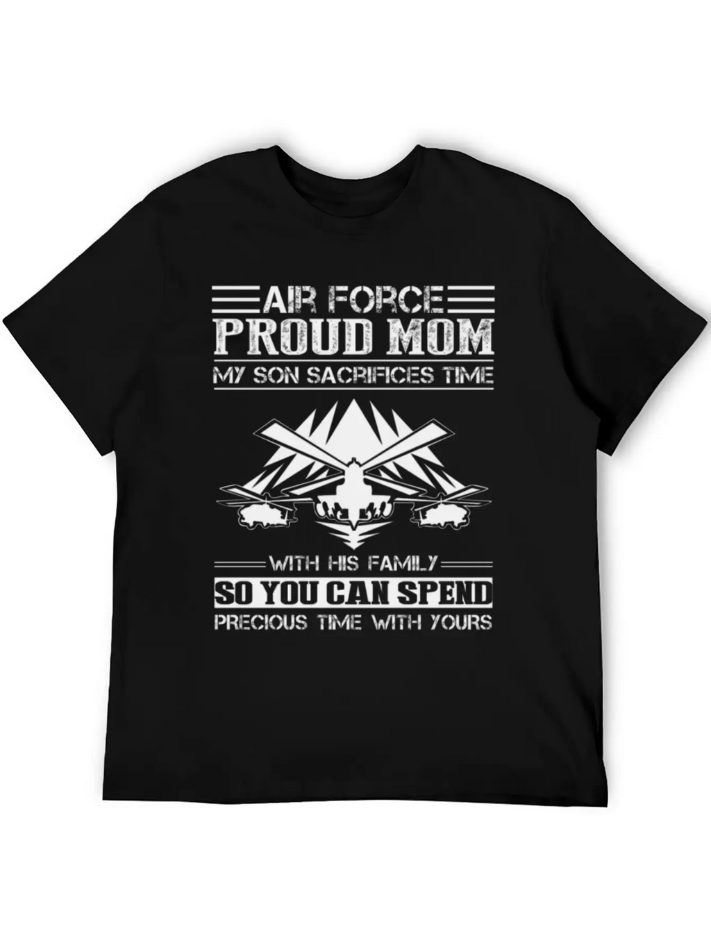 Air Force Proud Mom Son Shirt Stylish Everyday T-Shirt – Unisex Basic Cotton Tee