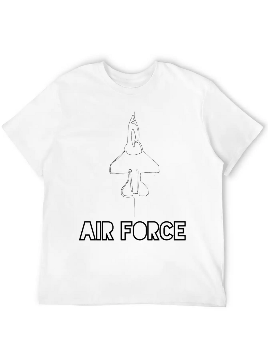 Air Force/usaf/military Family/homeconing/deplomen Breathable Soft Cotton T-Shirt – Timeless Casual Look