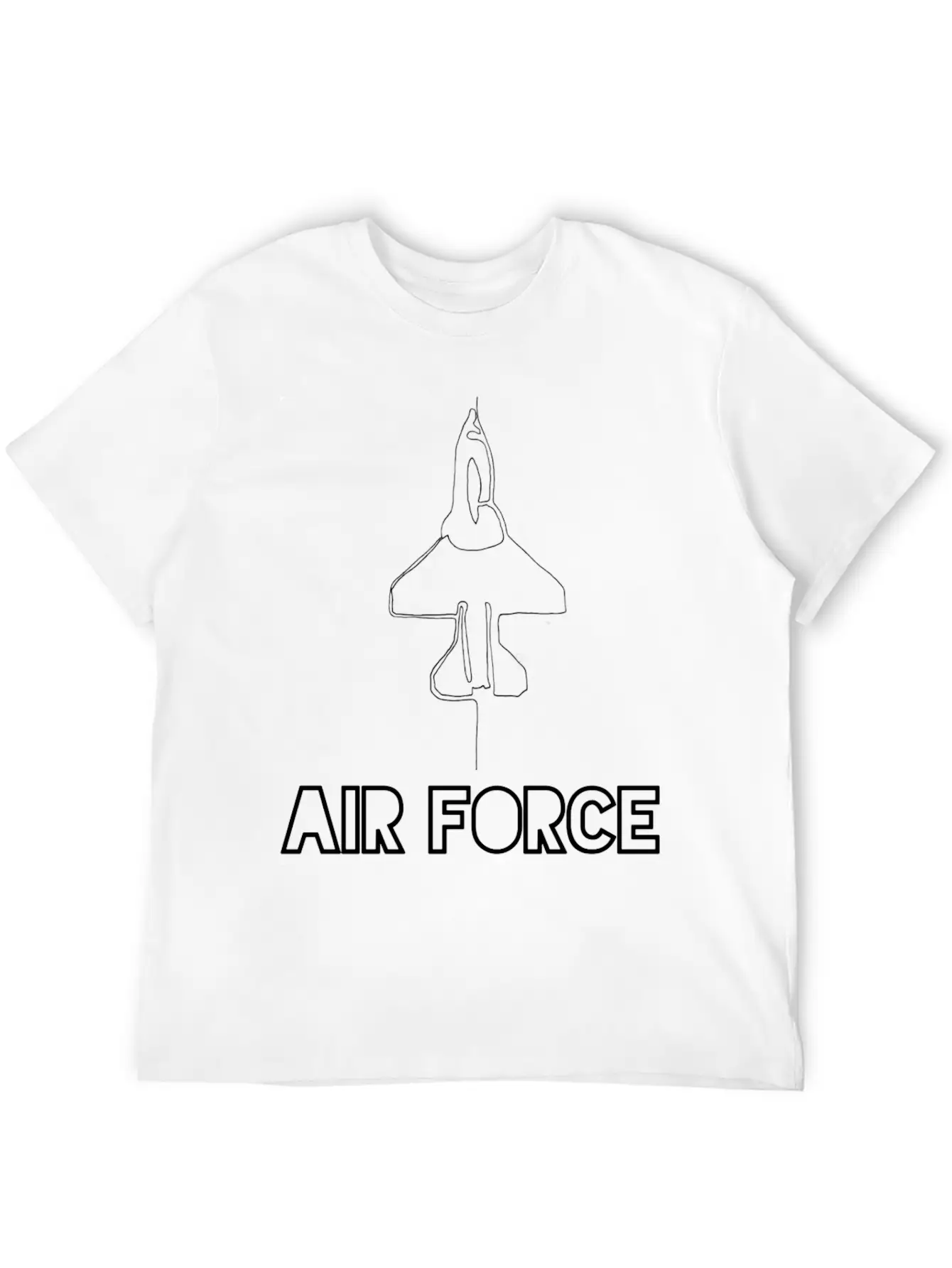 Air Force/usaf/military Family/homeconing/deplomen Breathable Soft Cotton T-Shirt – Timeless Casual Look