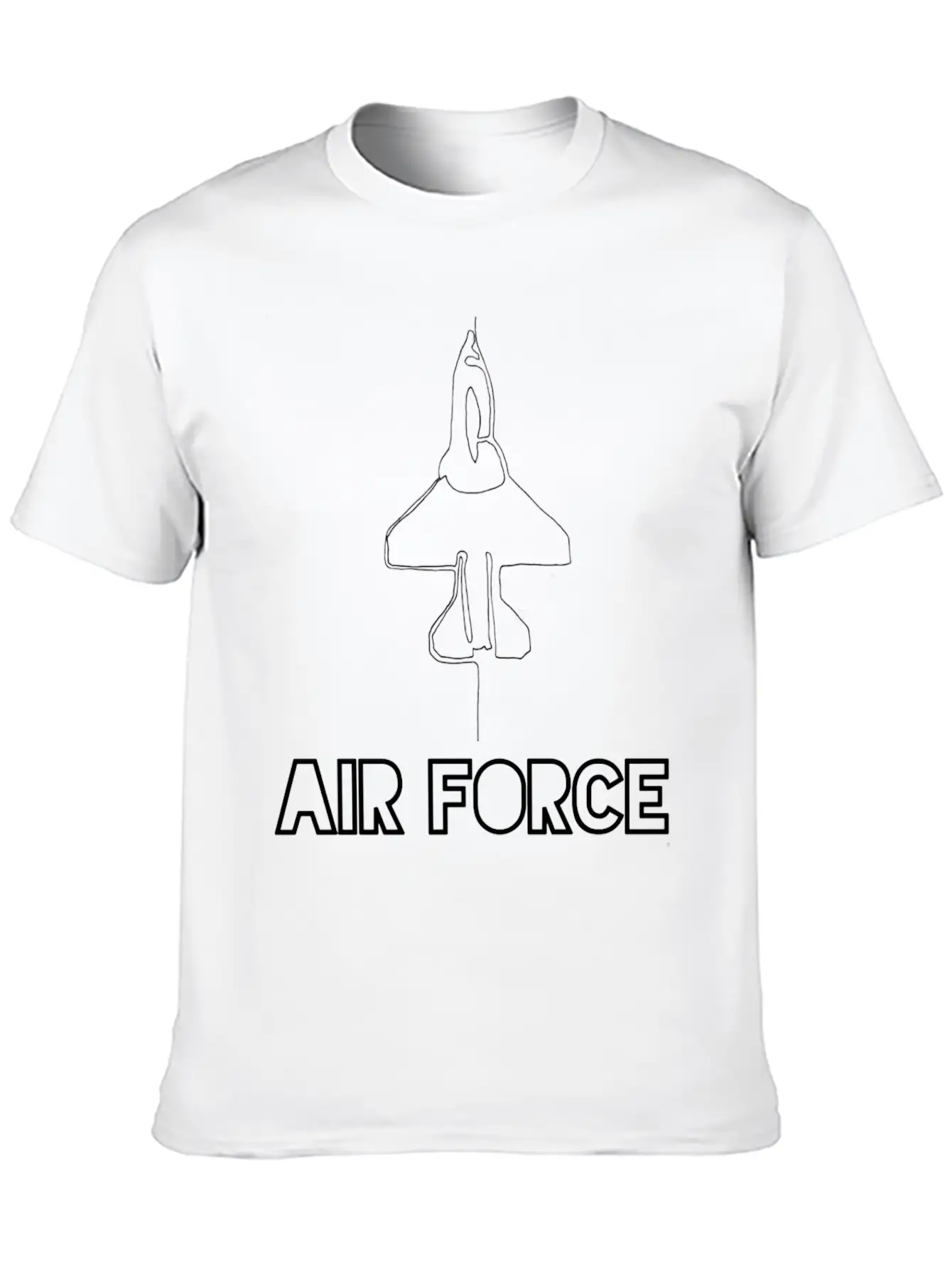 Air Force/usaf/military Family/homeconing/deplomen Breathable Soft Cotton T-Shirt – Timeless Casual Look
