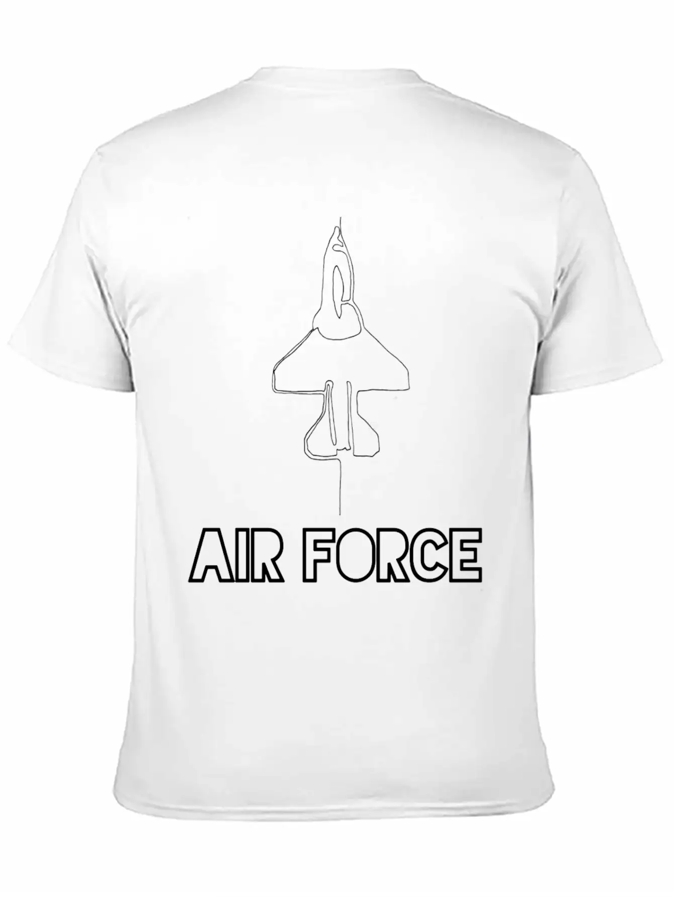 Air Force/usaf/military Family/homeconing/deplomen Breathable Soft Cotton T-Shirt – Timeless Casual Look