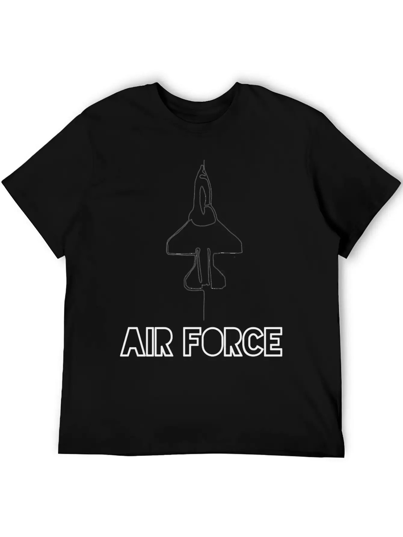 Air Force/usaf/military Family/homeconing/deplomen Breathable Soft Cotton T-Shirt – Timeless Casual Look