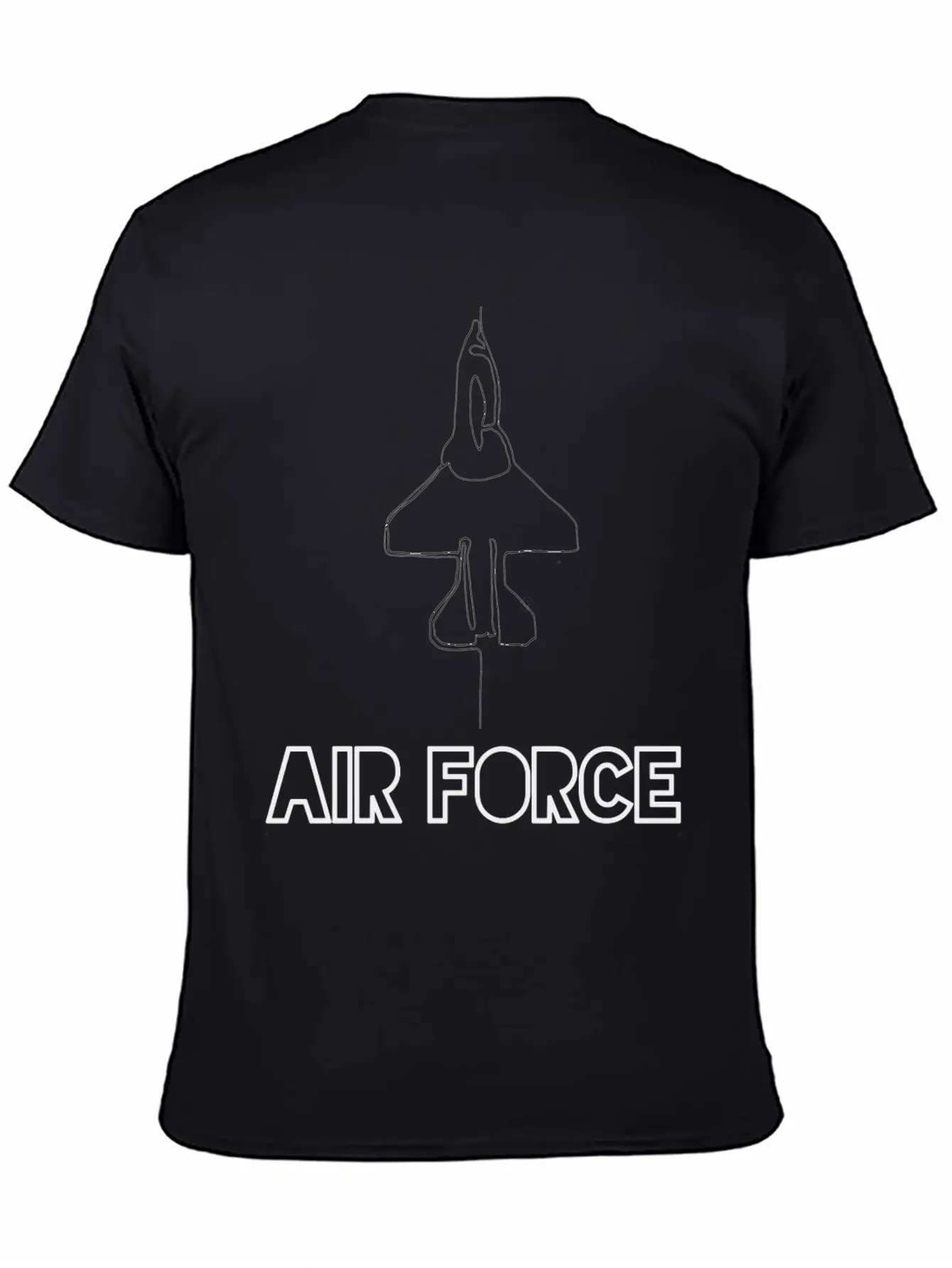 Air Force/usaf/military Family/homeconing/deplomen Breathable Soft Cotton T-Shirt – Timeless Casual Look