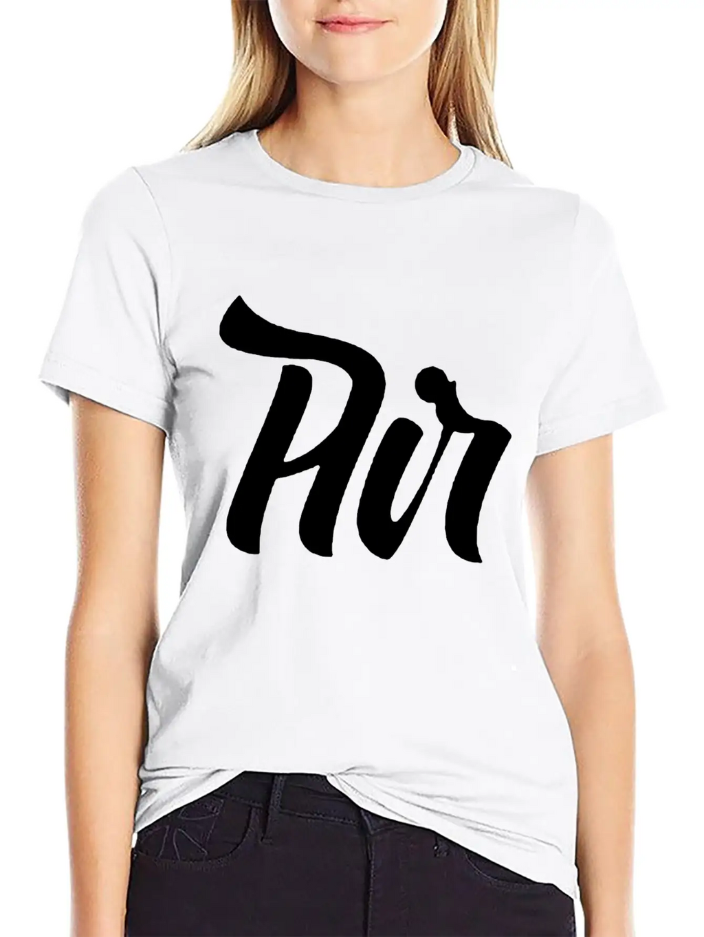 Air Lettering Style Comfortable Minimalist Graphic Tee – Summer Style Essential