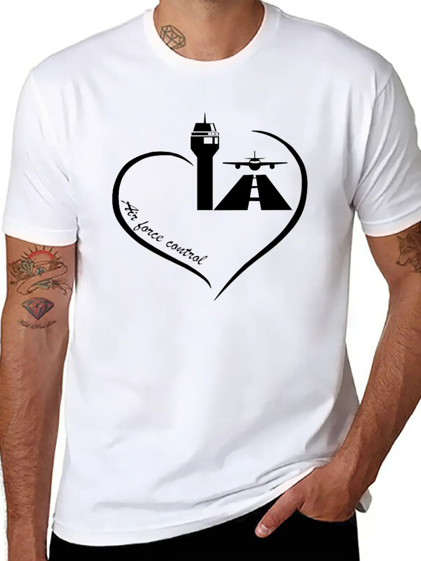 Air Traffic Control Love Shirt Classic Cotton Tee – Unisex Comfort For Any Season
