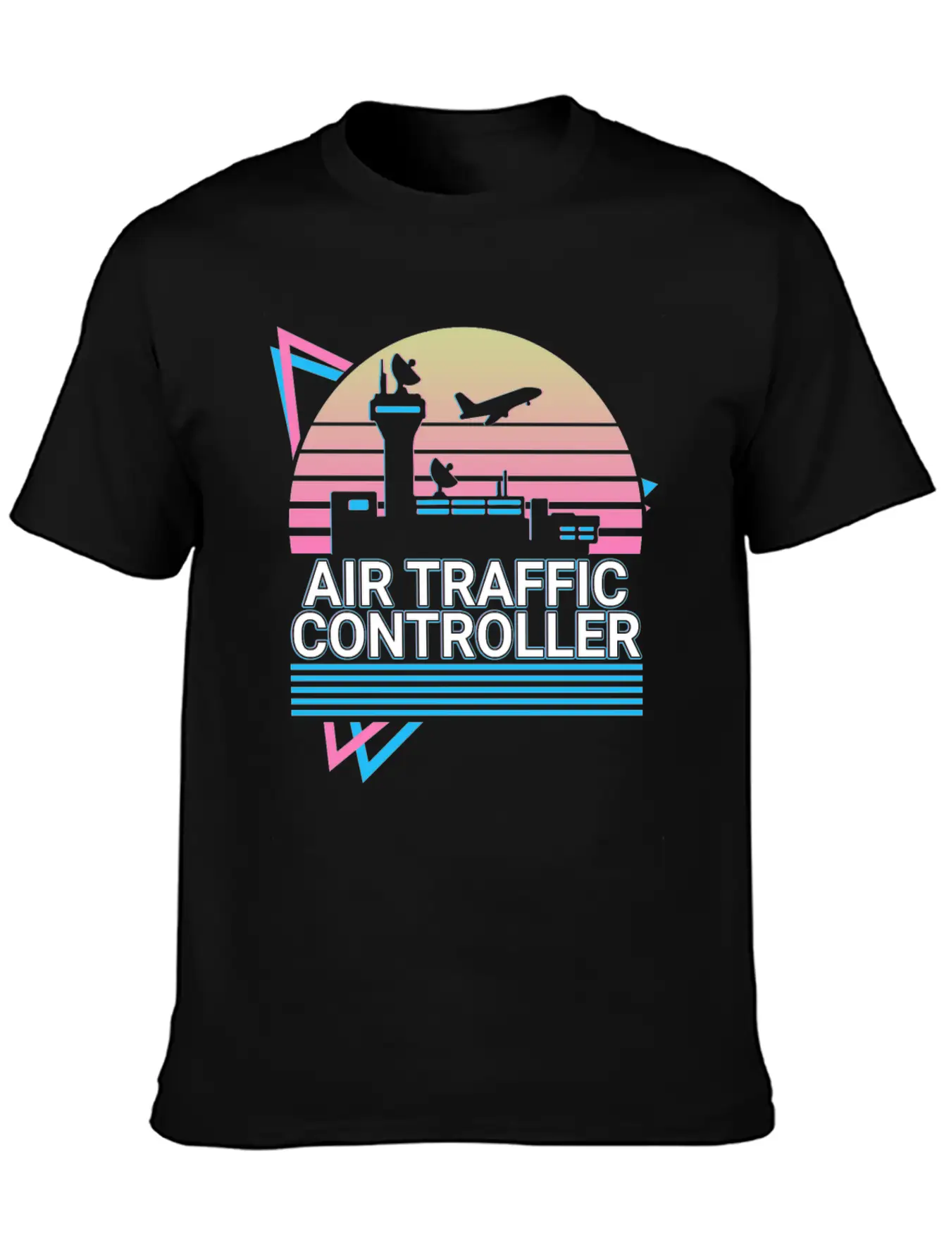 Air Traffic Controller ATC Flight Control Retro Breathable Soft Cotton T-Shirt – Timeless Casual Look