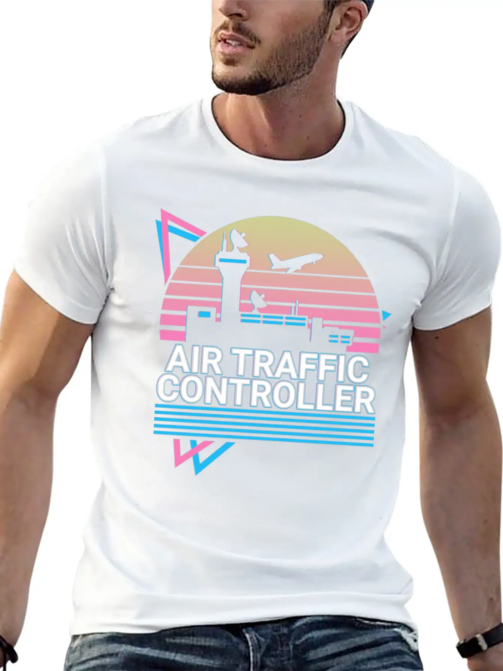 Air Traffic Controller ATC Flight Control Retro Breathable Soft Cotton T-Shirt – Timeless Casual Look