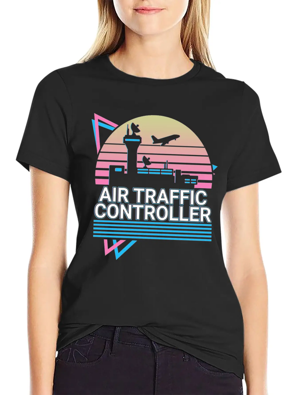 Air Traffic Controller ATC Flight Control Retro Classic Fit Graphic Tee For Daily Comfort – Unisex Cotton Shirt