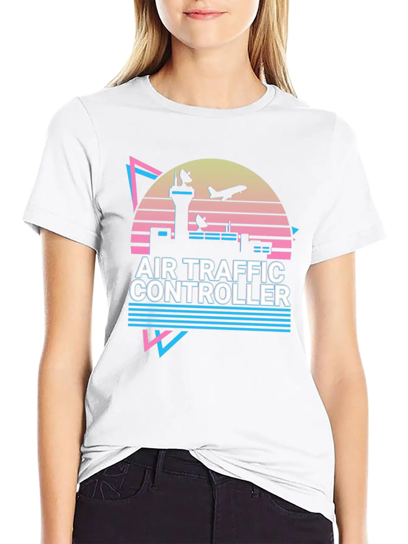 Air Traffic Controller ATC Flight Control Retro Classic Fit Graphic Tee For Daily Comfort – Unisex Cotton Shirt