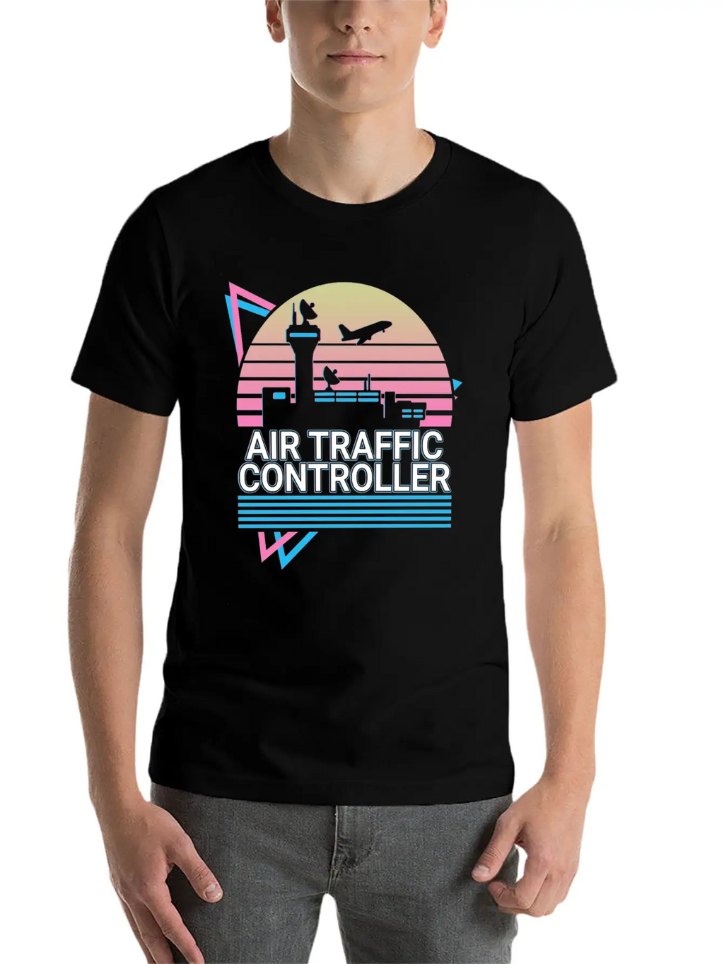 Air Traffic Controller ATC Flight Control Retro Classic Fit Graphic Tee For Daily Comfort – Unisex Cotton Shirt