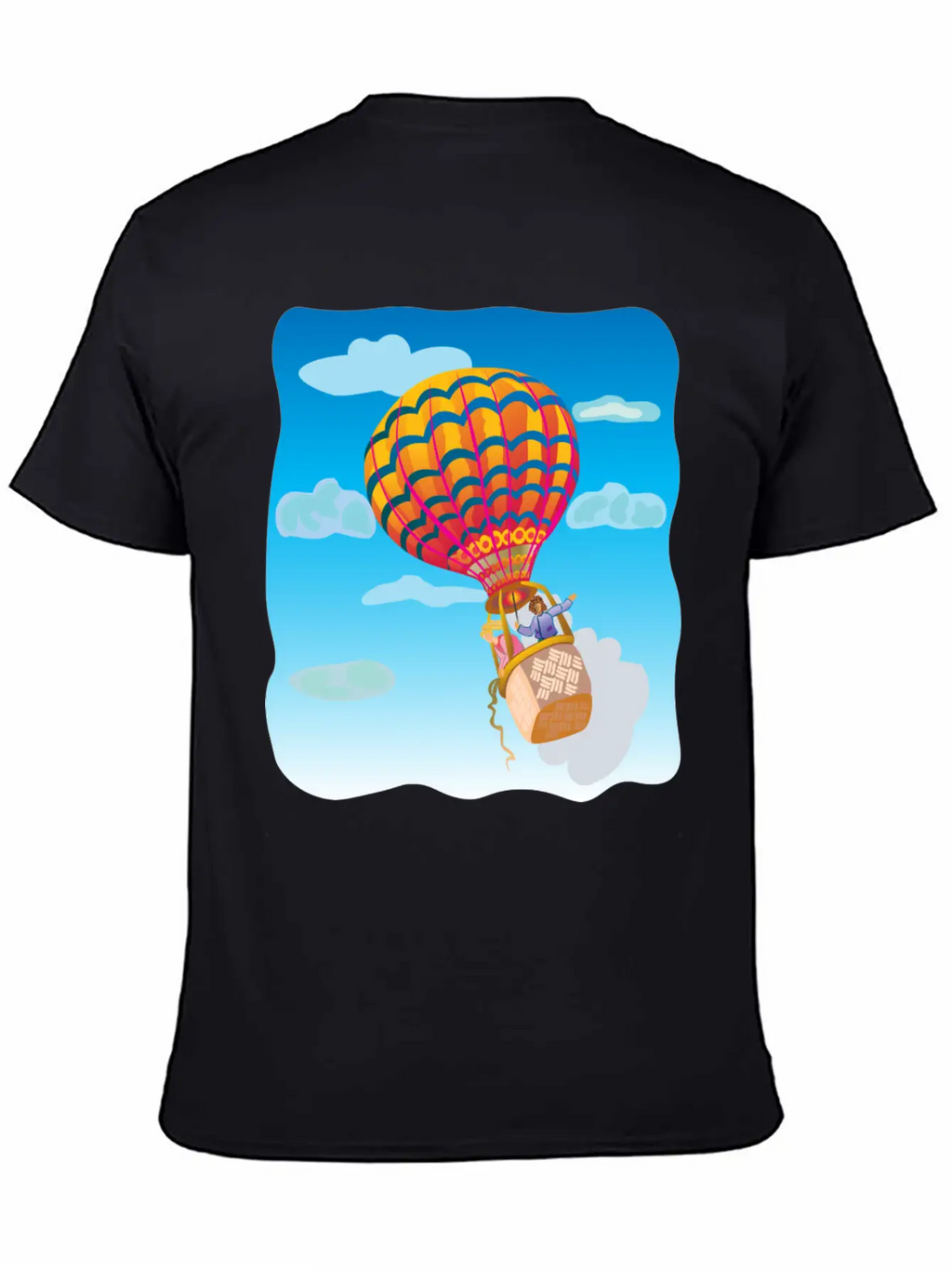 Airballoon Heissluftballon Rocket Rakete Timeless Short Sleeve Tee – Comfy And Minimalist Design