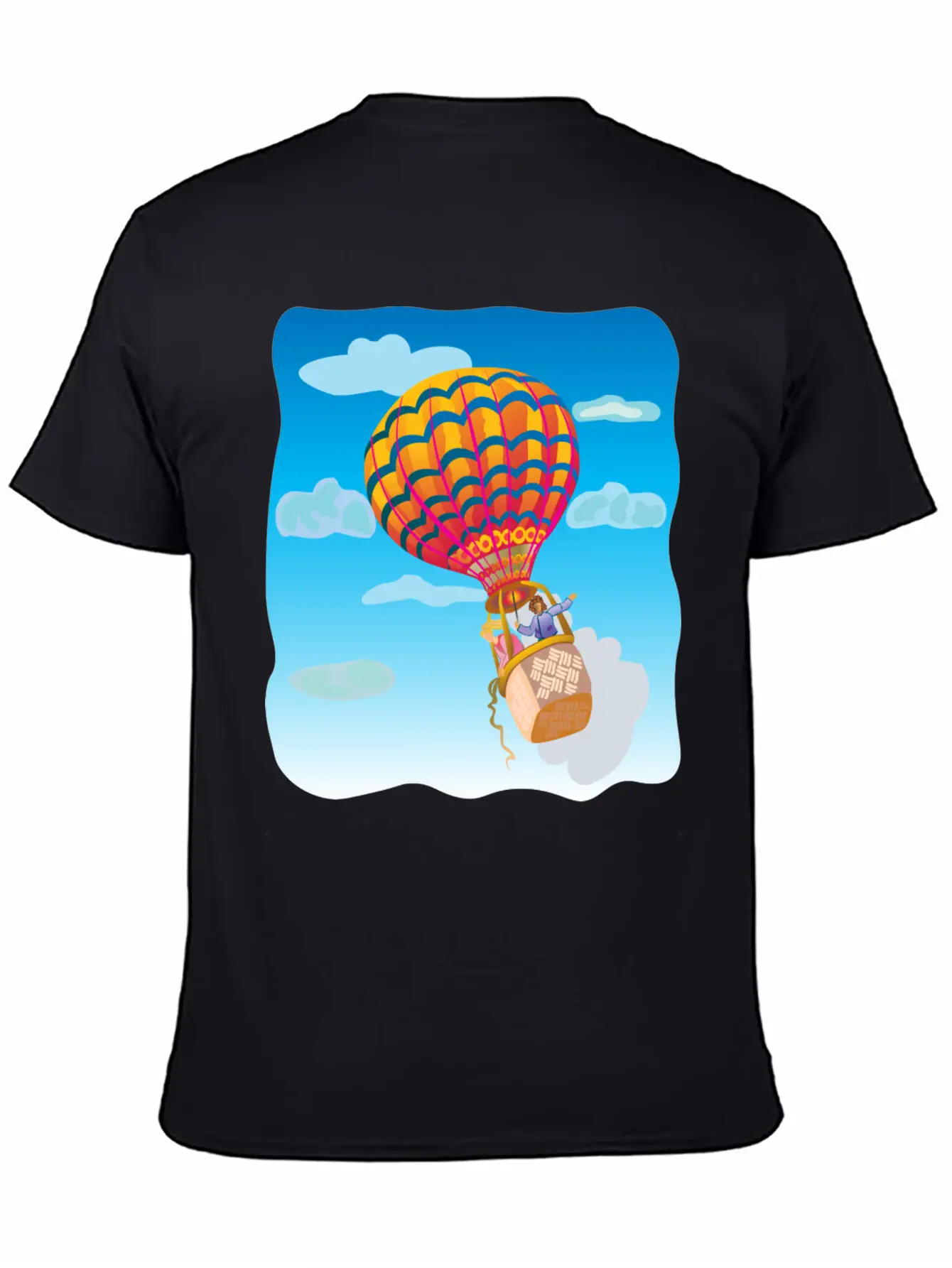 Airballoon Heissluftballon Rocket Rakete Timeless Short Sleeve Tee – Comfy And Minimalist Design