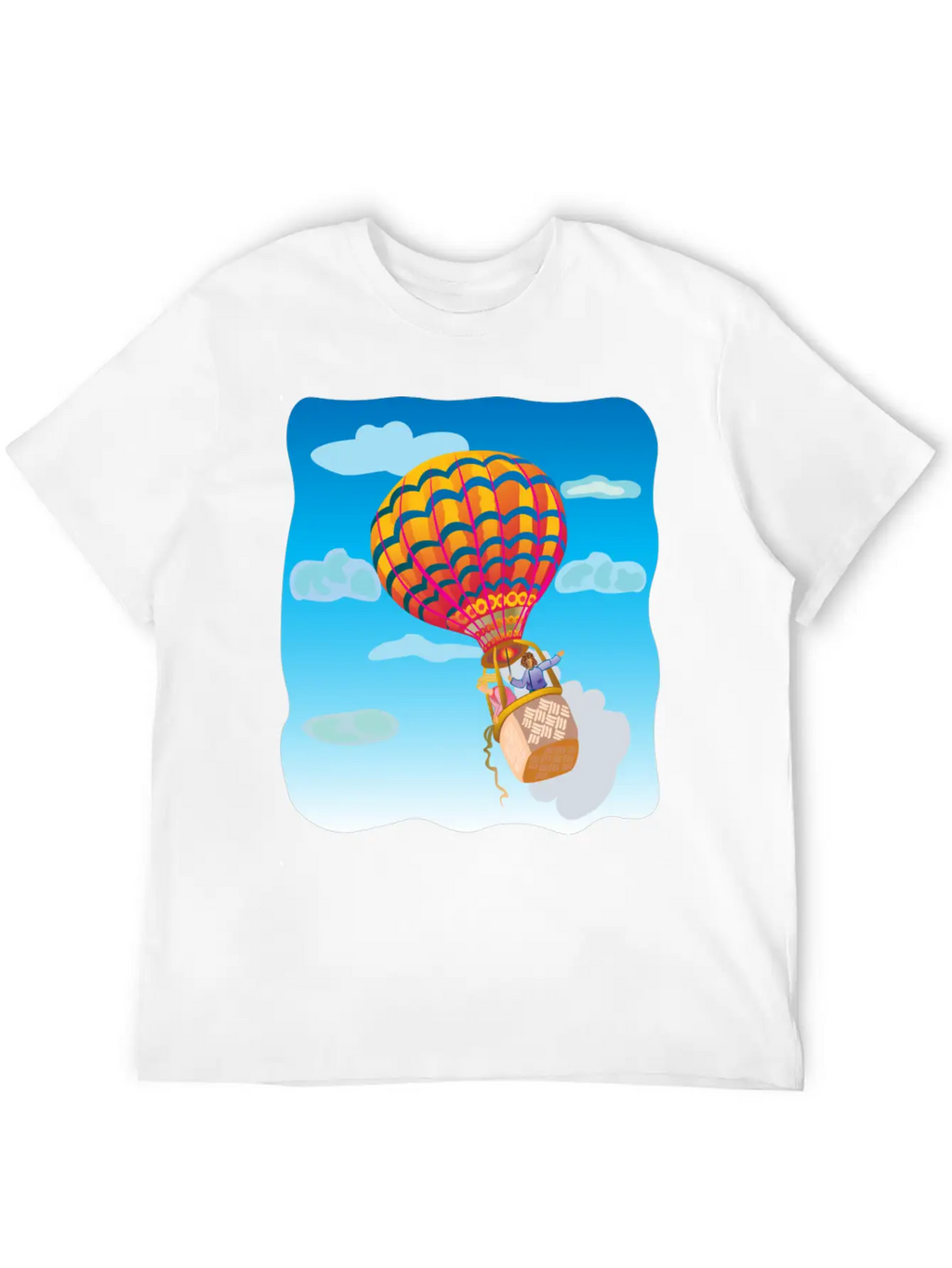 Airballoon Heissluftballon Rocket Rakete Timeless Short Sleeve Tee – Comfy And Minimalist Design