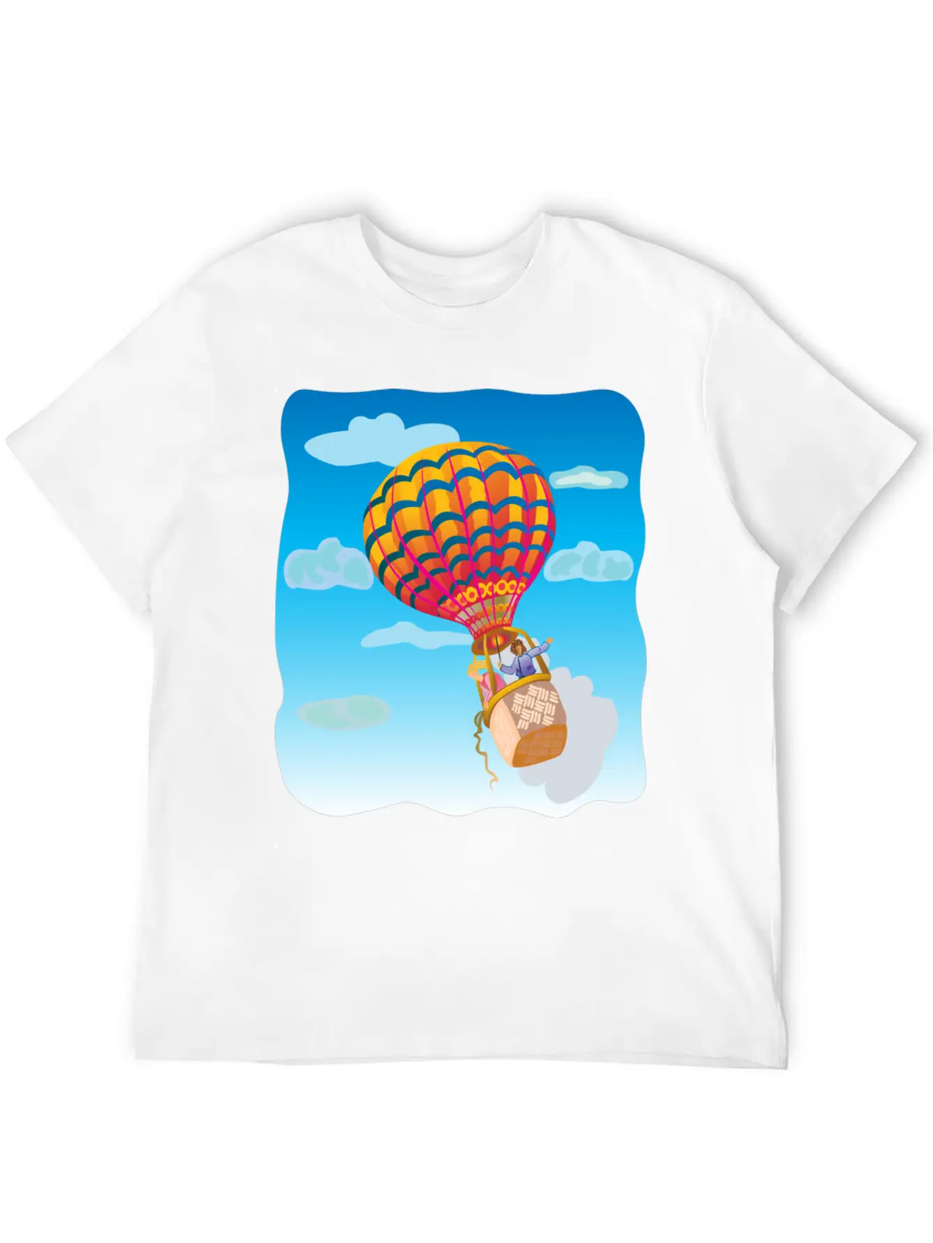 Airballoon Heissluftballon Rocket Rakete Timeless Short Sleeve Tee – Comfy And Minimalist Design