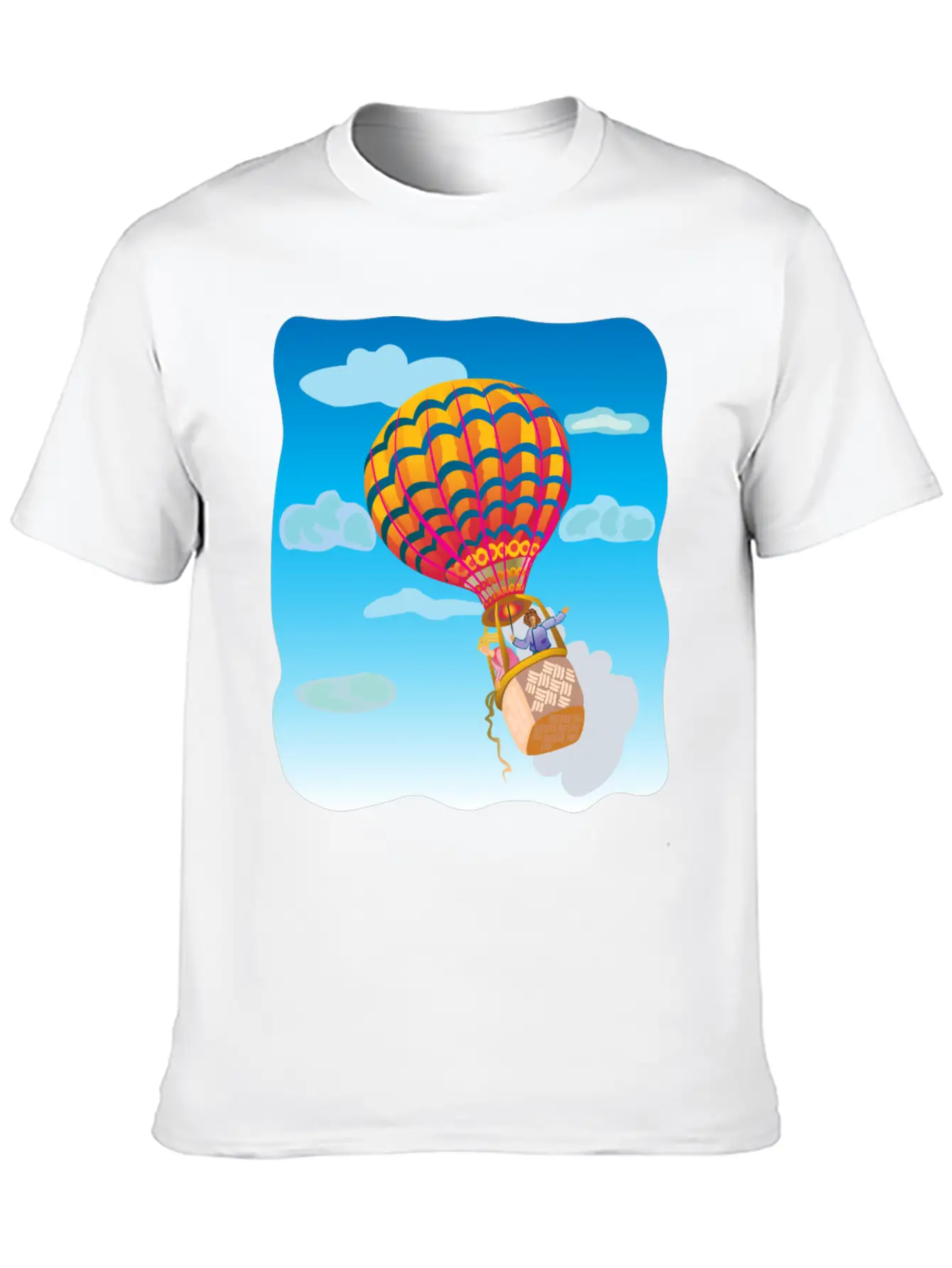Airballoon Heissluftballon Rocket Rakete Timeless Short Sleeve Tee – Comfy And Minimalist Design