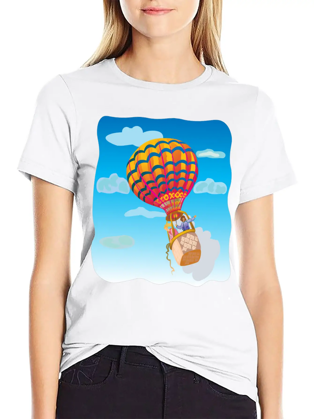 Airballoon Heissluftballon Rocket Rakete Timeless Short Sleeve Tee – Comfy And Minimalist Design