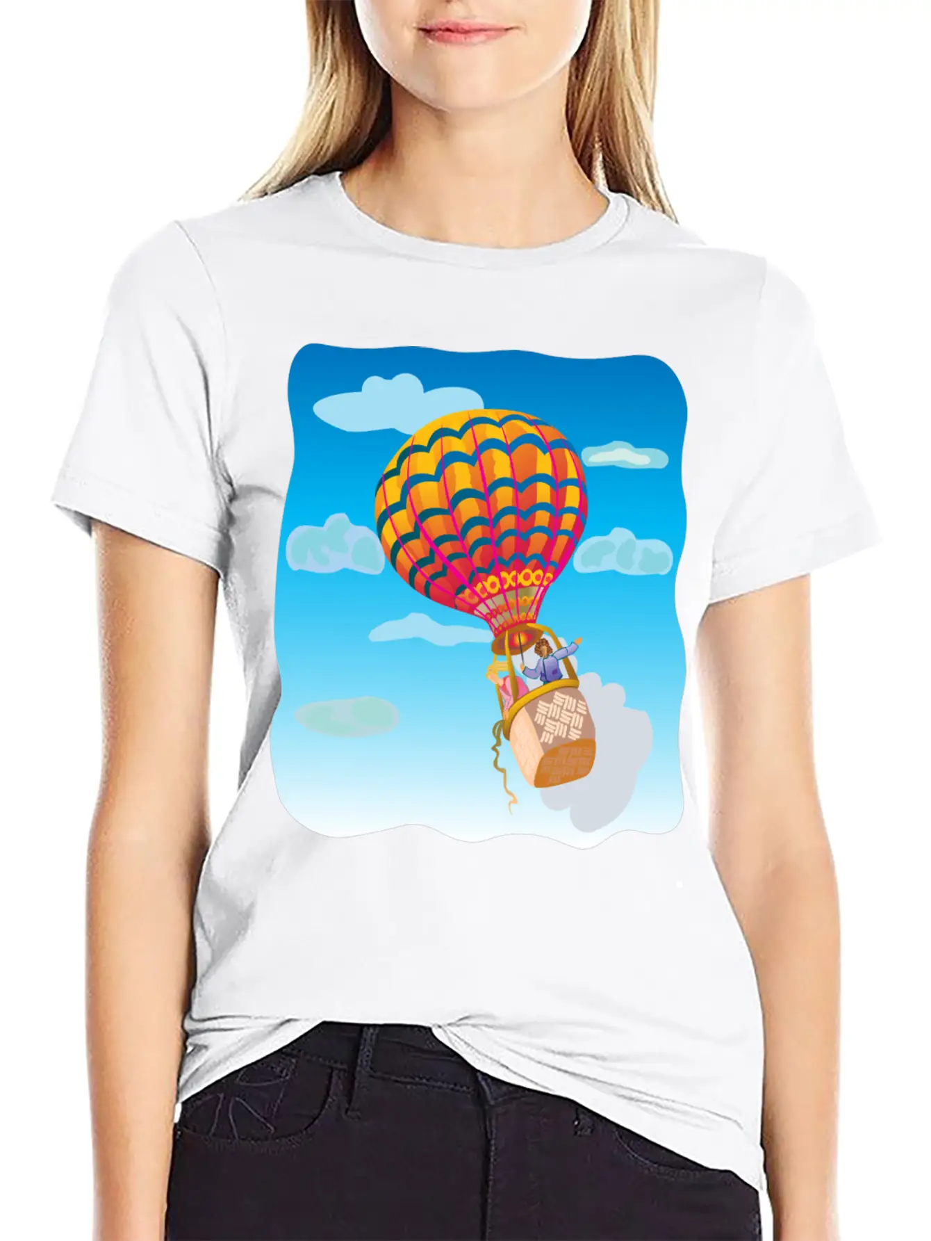 Airballoon Heissluftballon Rocket Rakete Timeless Short Sleeve Tee – Comfy And Minimalist Design