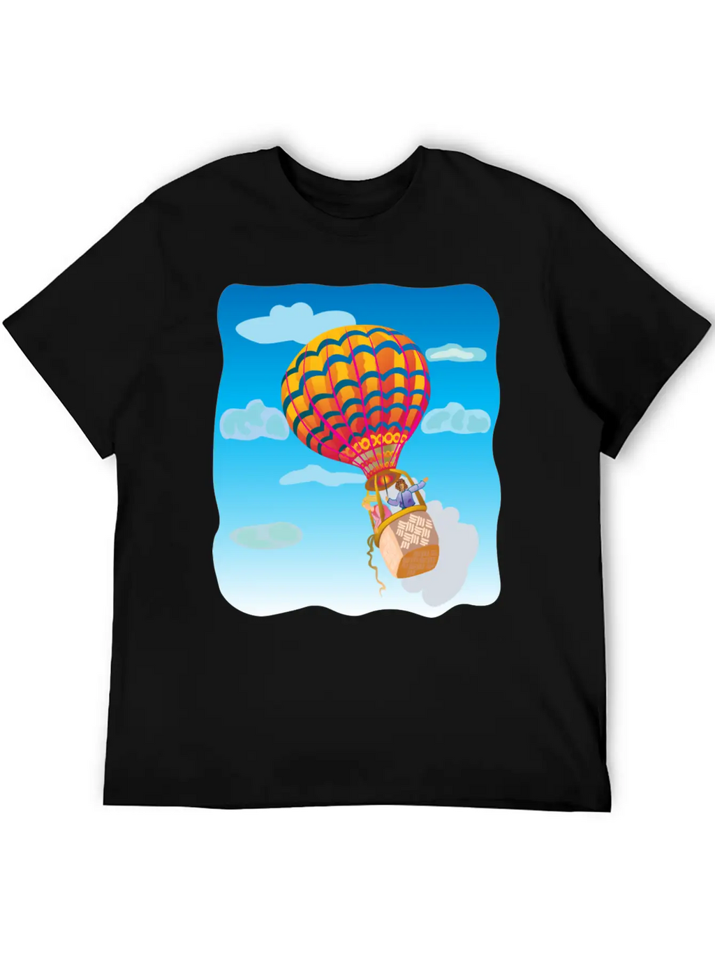 Airballoon Heissluftballon Rocket Rakete Timeless Short Sleeve Tee – Comfy And Minimalist Design