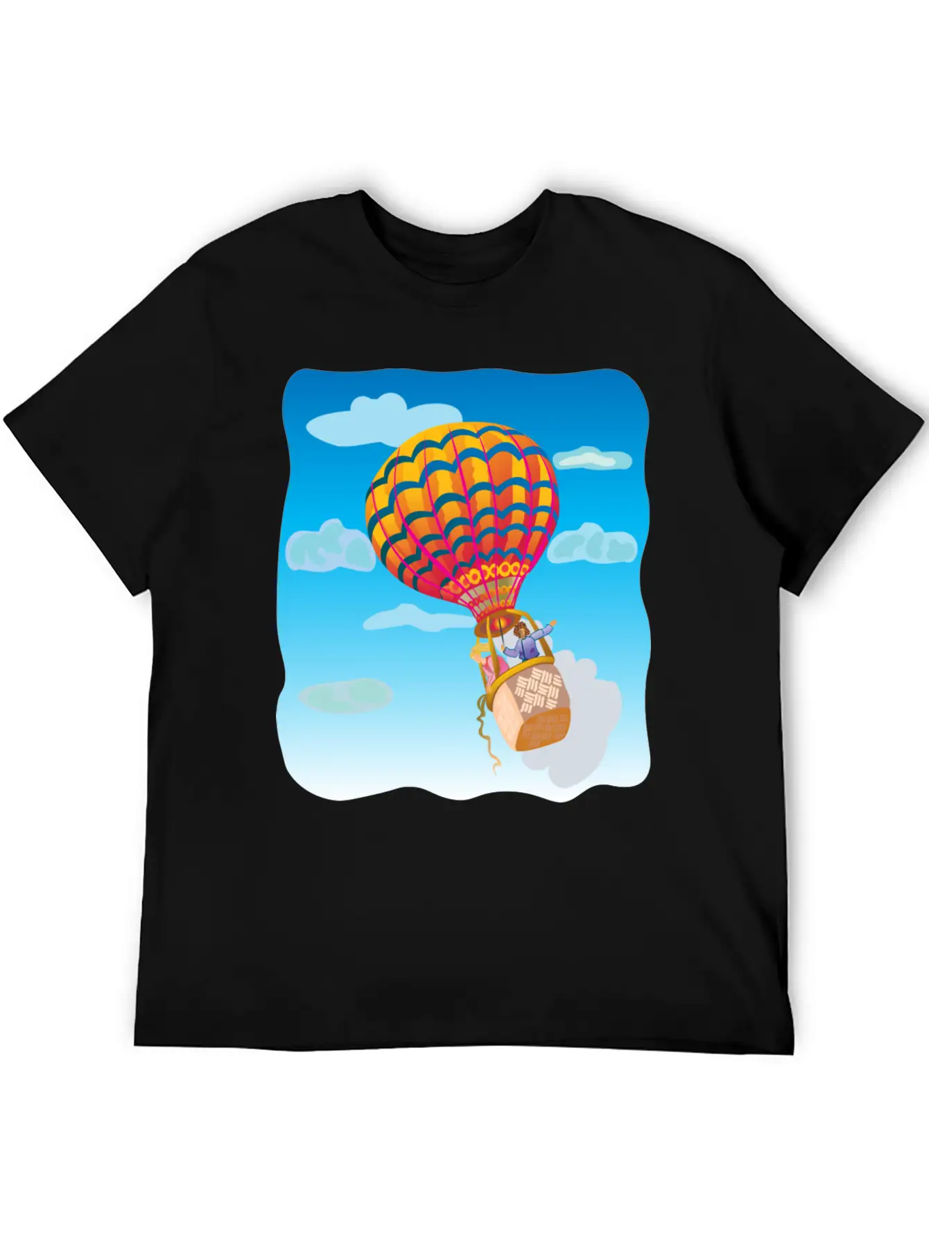 Airballoon Heissluftballon Rocket Rakete Timeless Short Sleeve Tee – Comfy And Minimalist Design