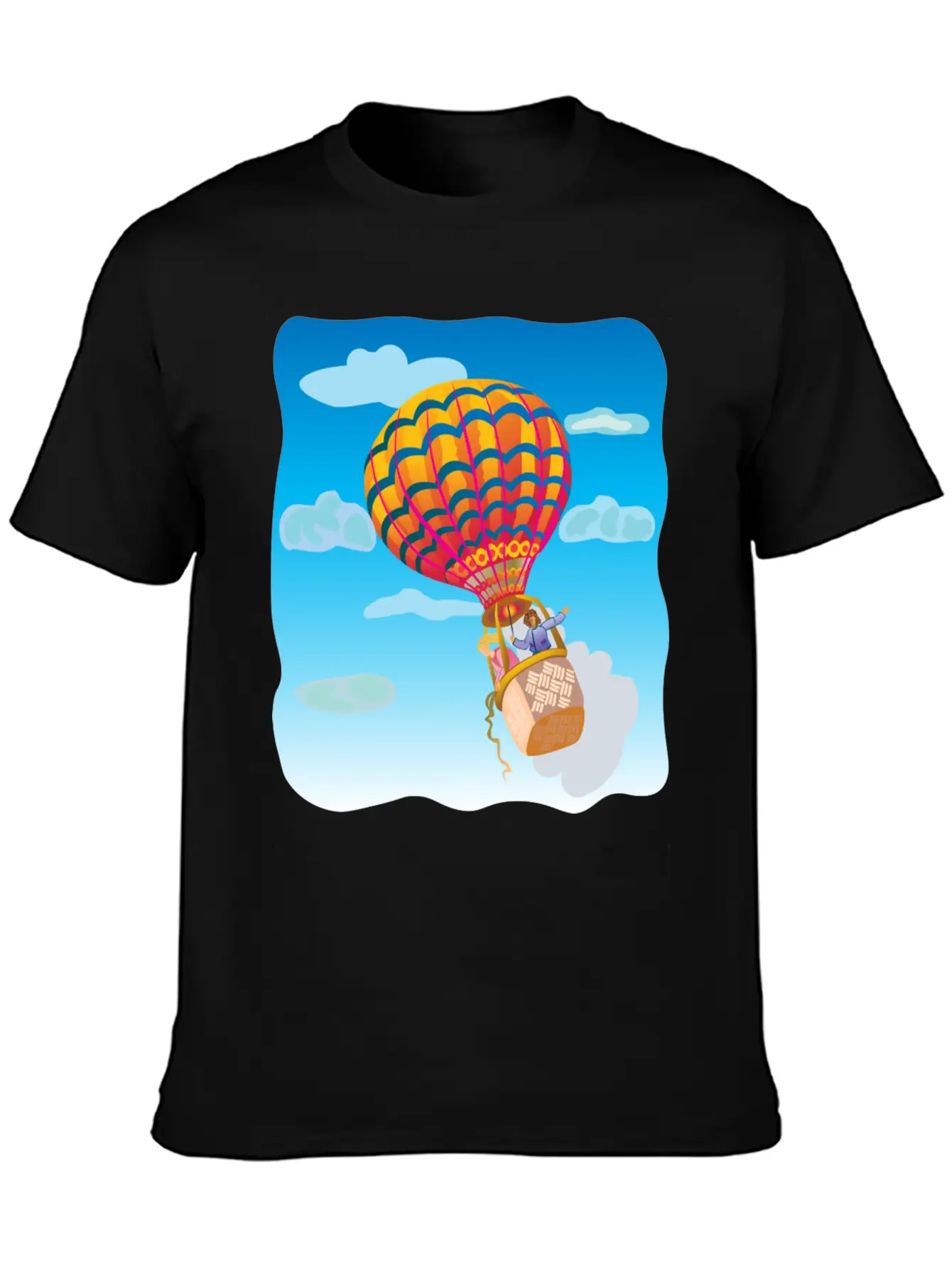 Airballoon Heissluftballon Rocket Rakete Timeless Short Sleeve Tee – Comfy And Minimalist Design