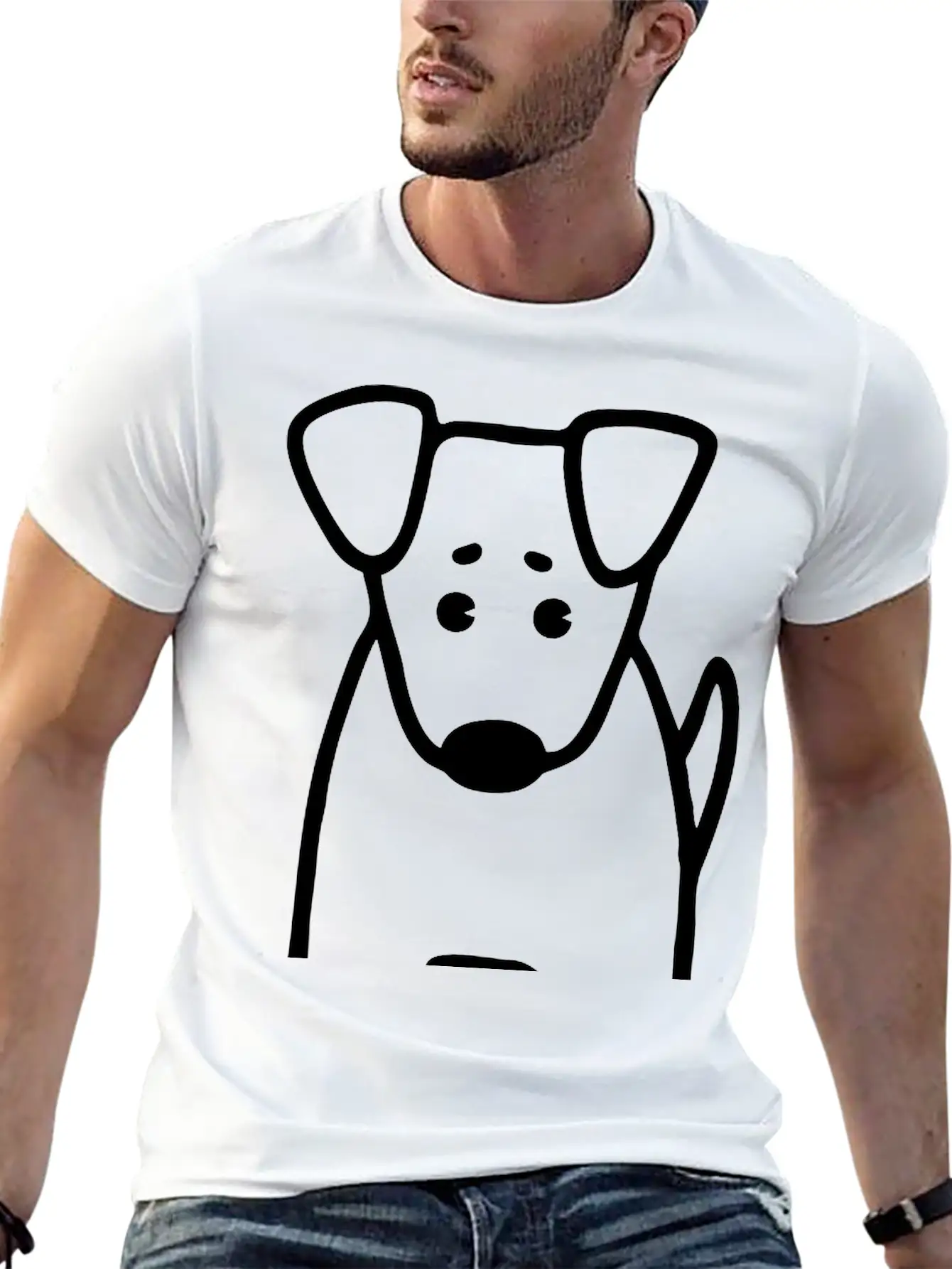 Airedale Terrier Dog Classic Fit Graphic Tee For Daily Comfort – Unisex Cotton Shirt