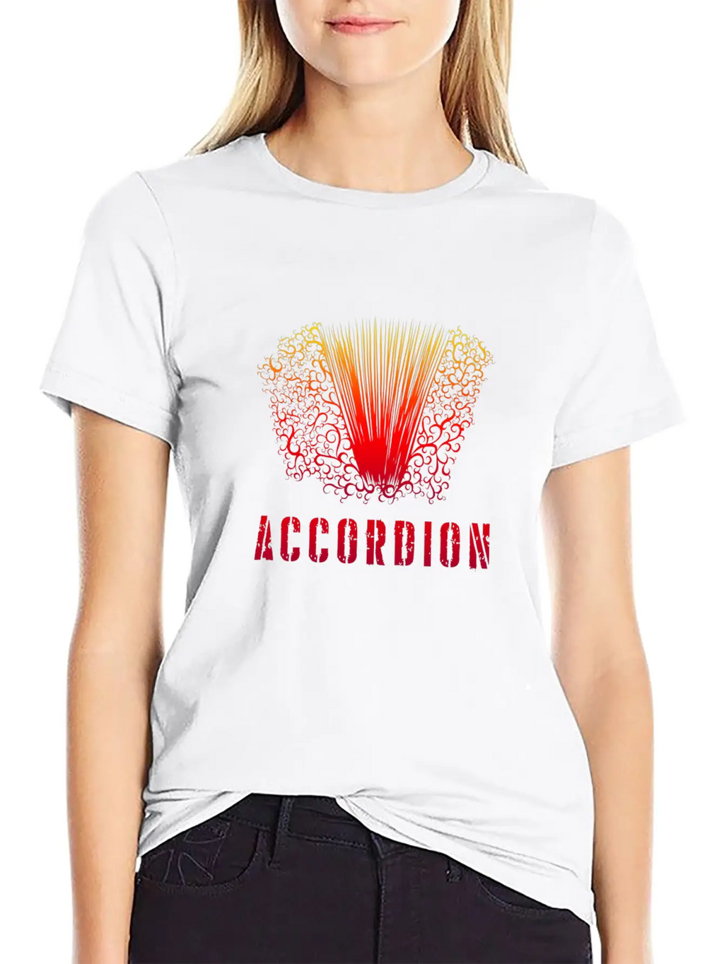 Akkordeon Design / Musical Instrument Music Classic Cotton Tee – Unisex Comfort For Any Season