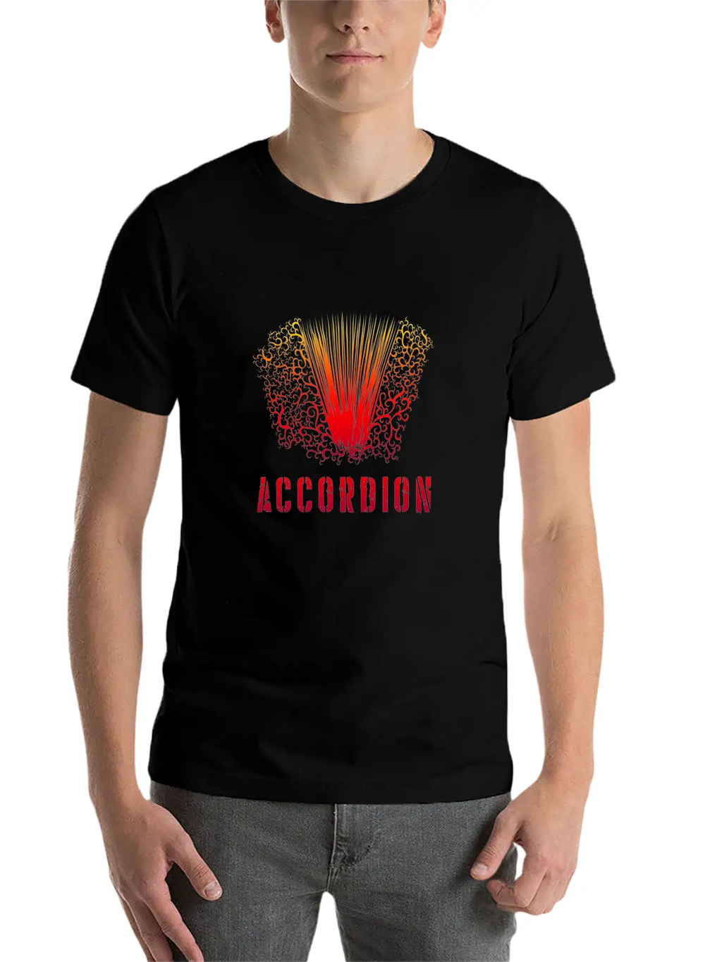 Akkordeon Design / Musical Instrument Music Classic Cotton Tee – Unisex Comfort For Any Season