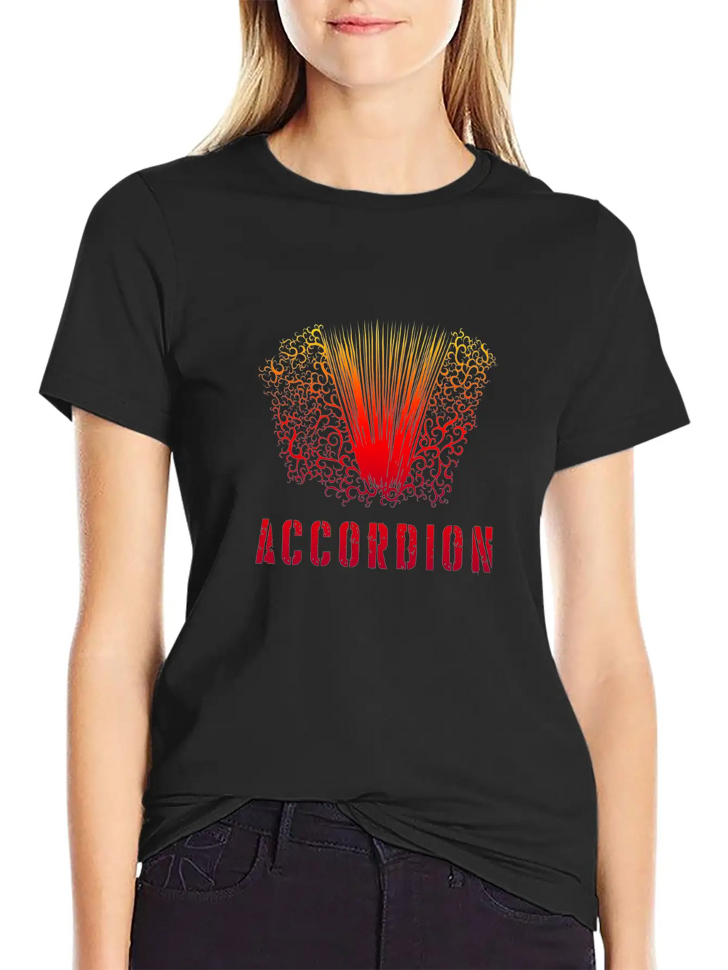 Akkordeon Design / Musical Instrument Music Classic Cotton Tee – Unisex Comfort For Any Season